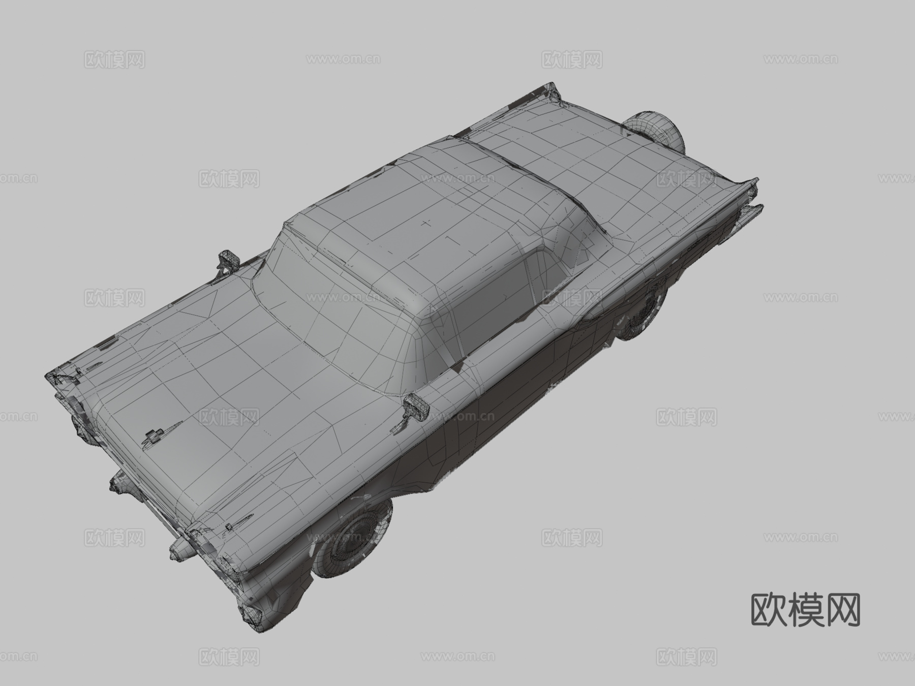 福特Fairlane 500 Skyliner 1959汽车3d模型