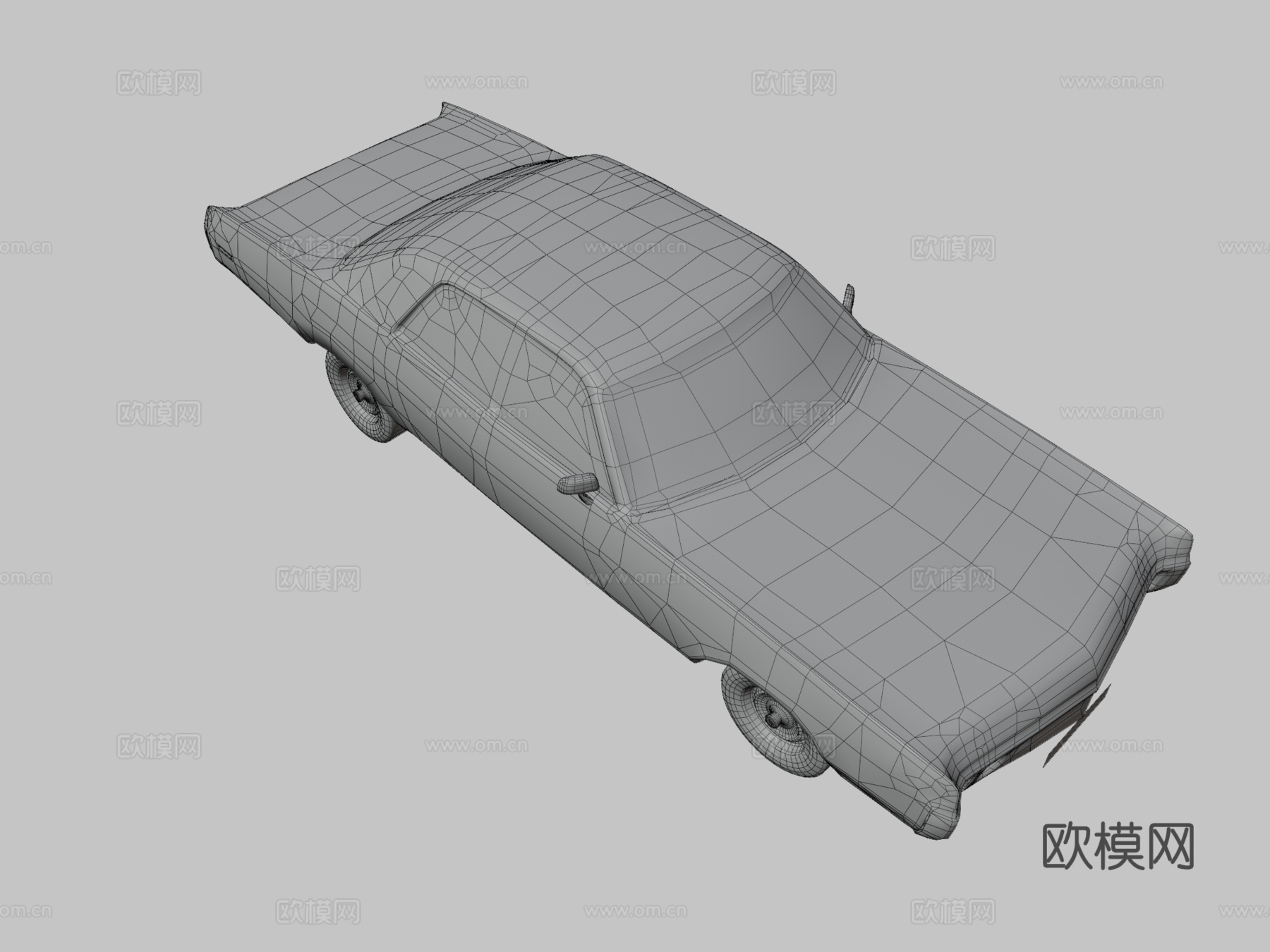 道奇波拉拉汽车3d模型