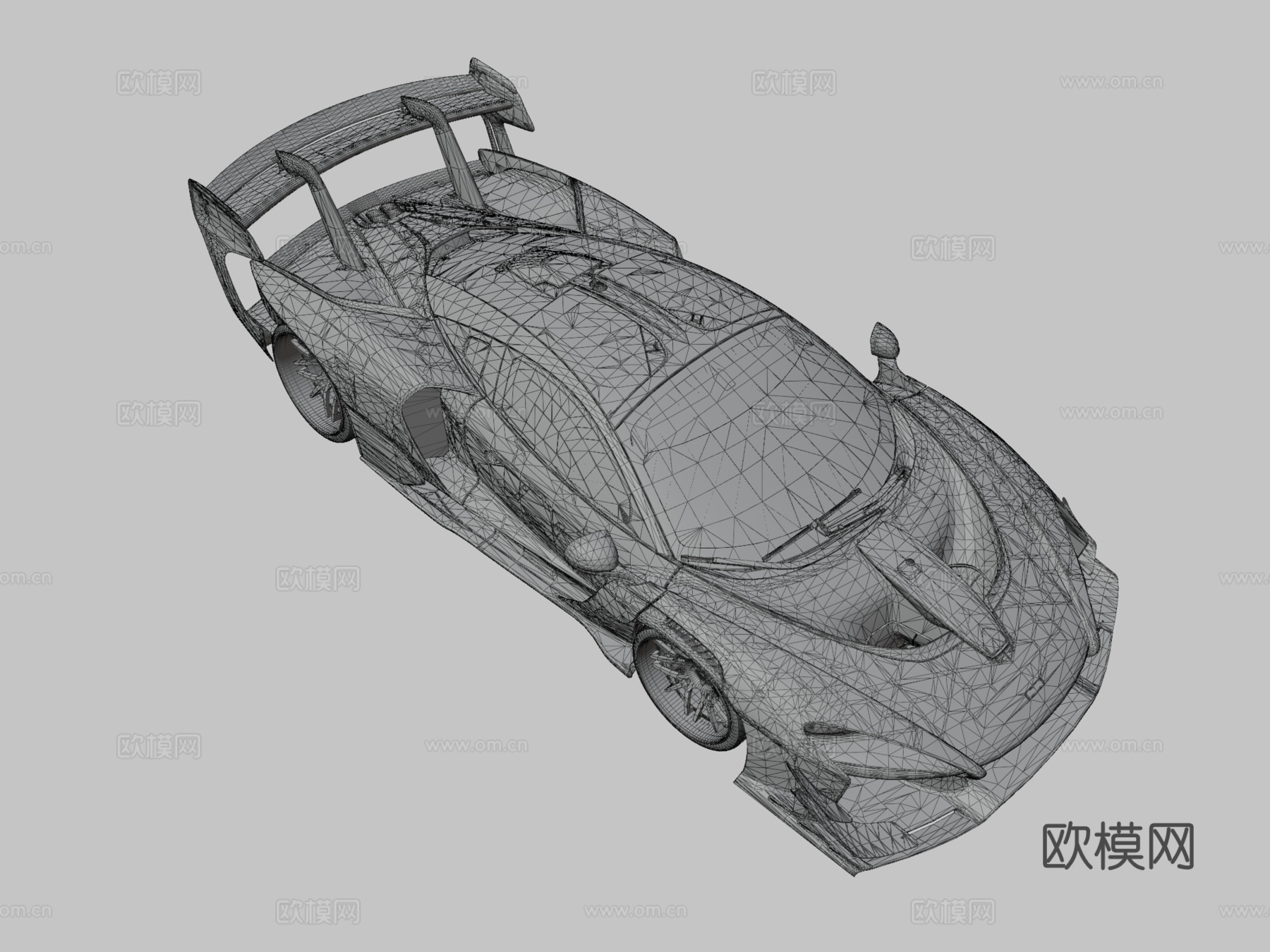 迈凯轮Senna GTR GP 汽车3d模型