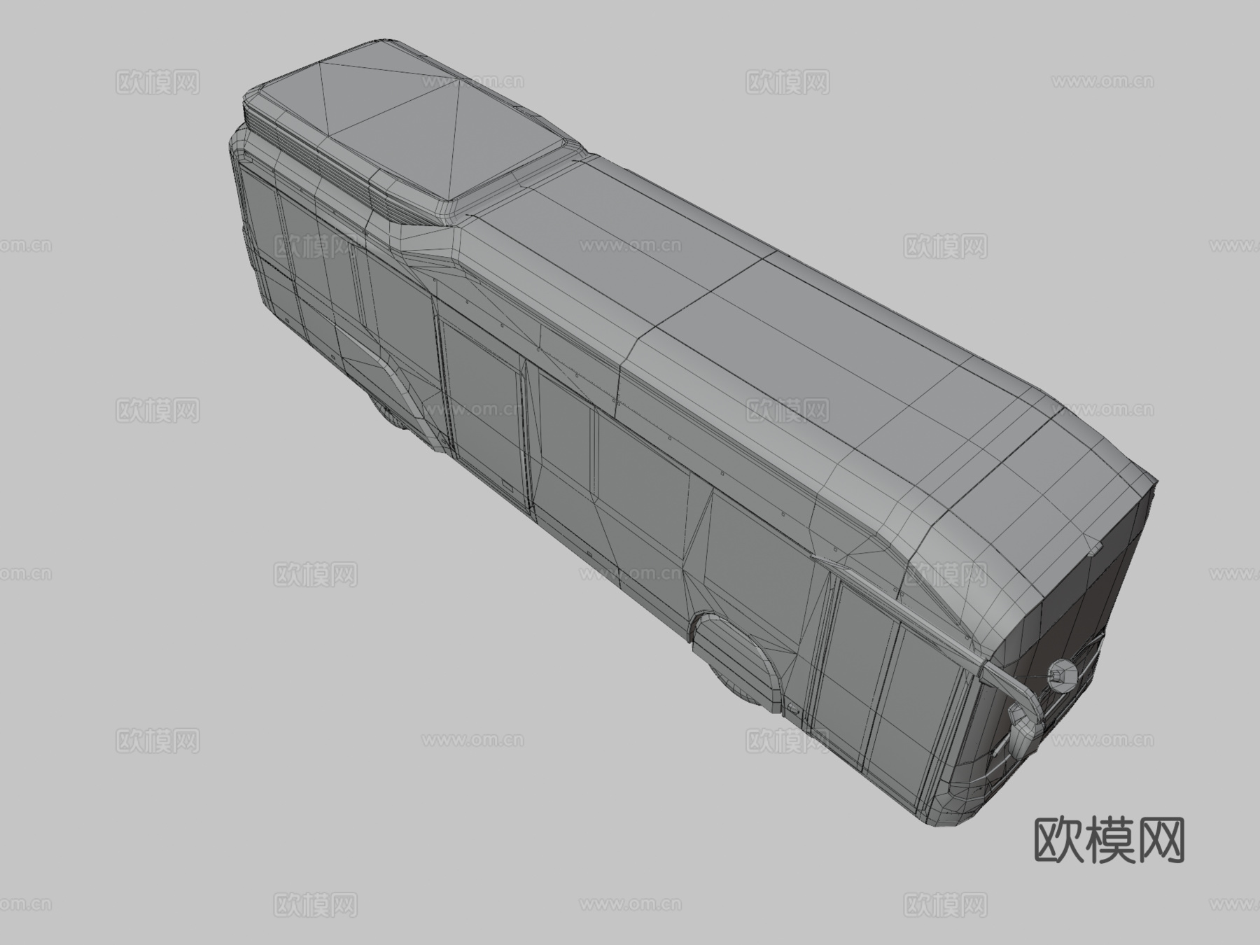 丰田S 公交车 巴士3d模型