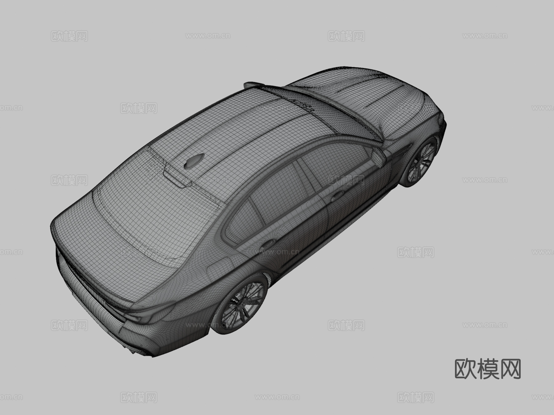 宝马M5 F90 2021 汽车3d模型