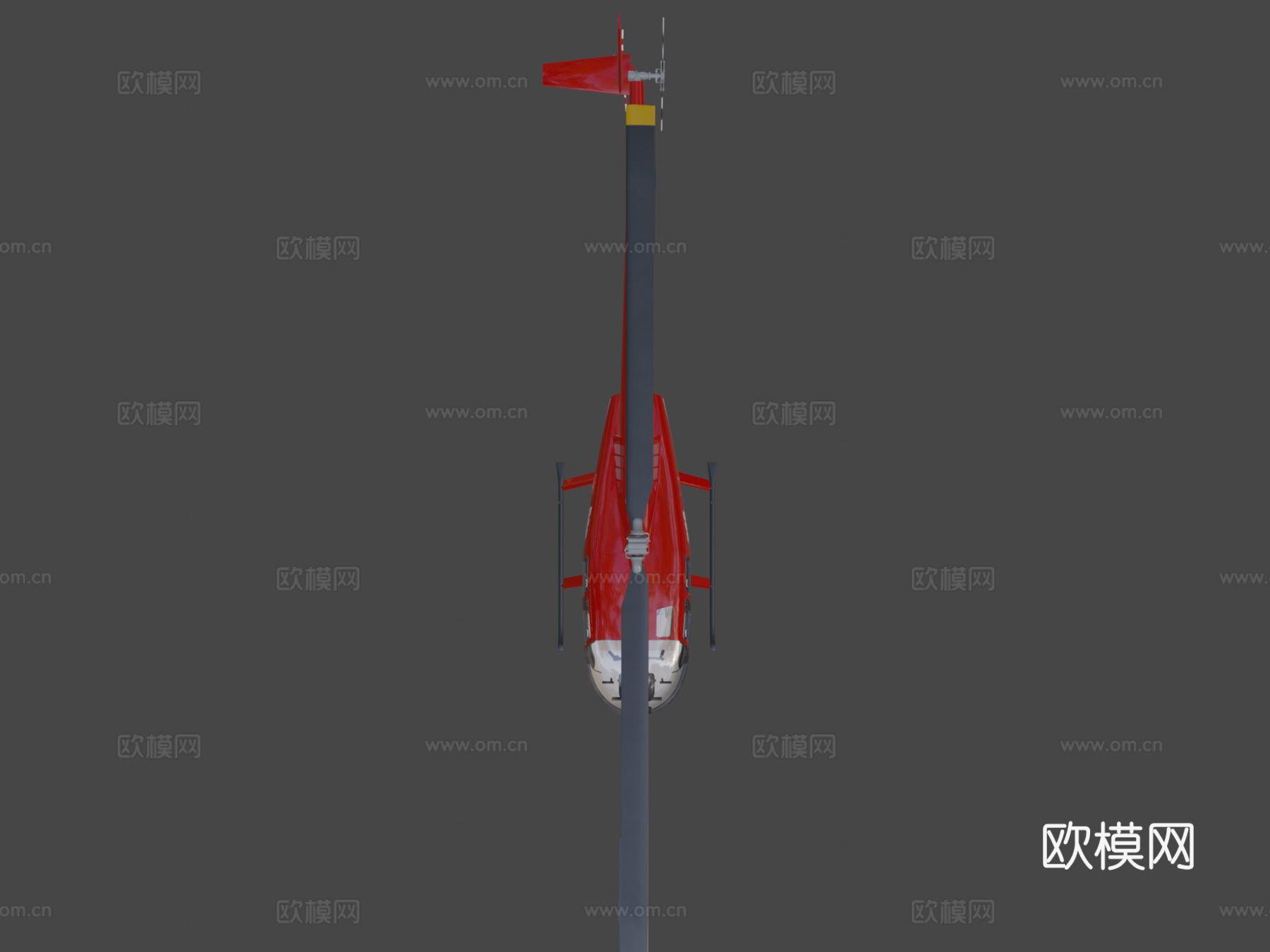 罗宾逊R66 飞机 直升机3d模型