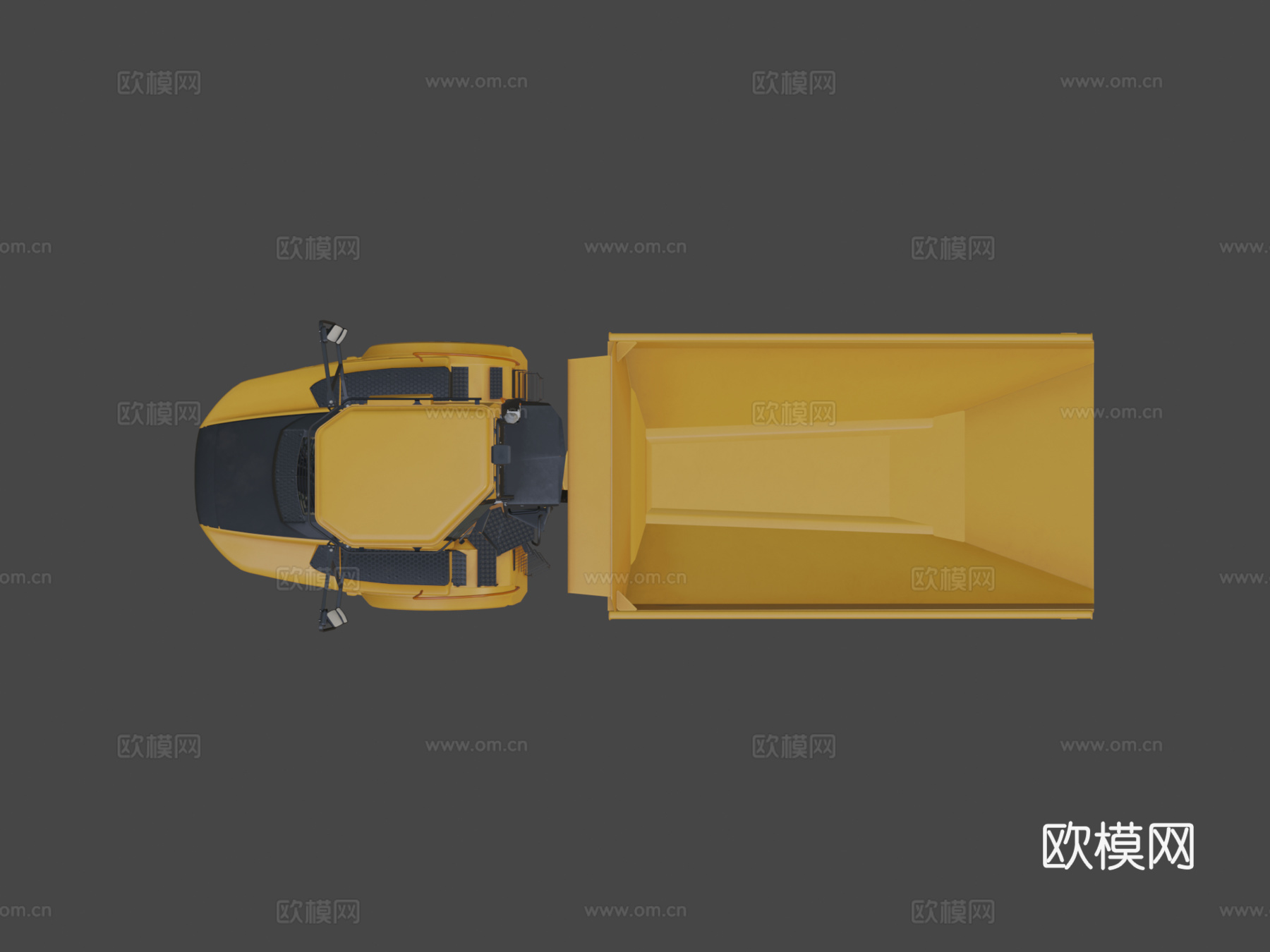 沃尔沃A40G 工程车 运输车3d模型下载（渲染图6）