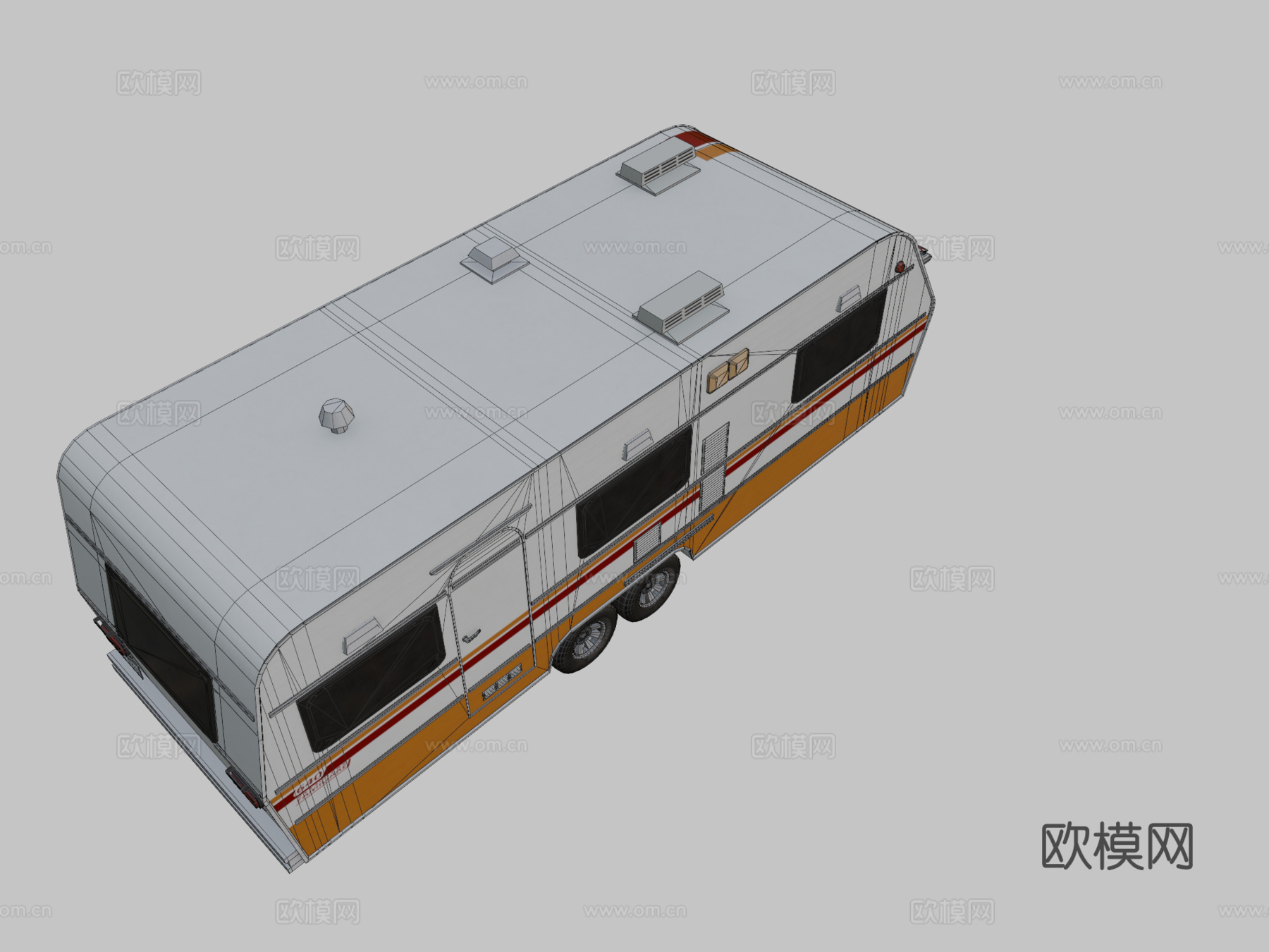 卡曼Guia Kc 640房车3d模型