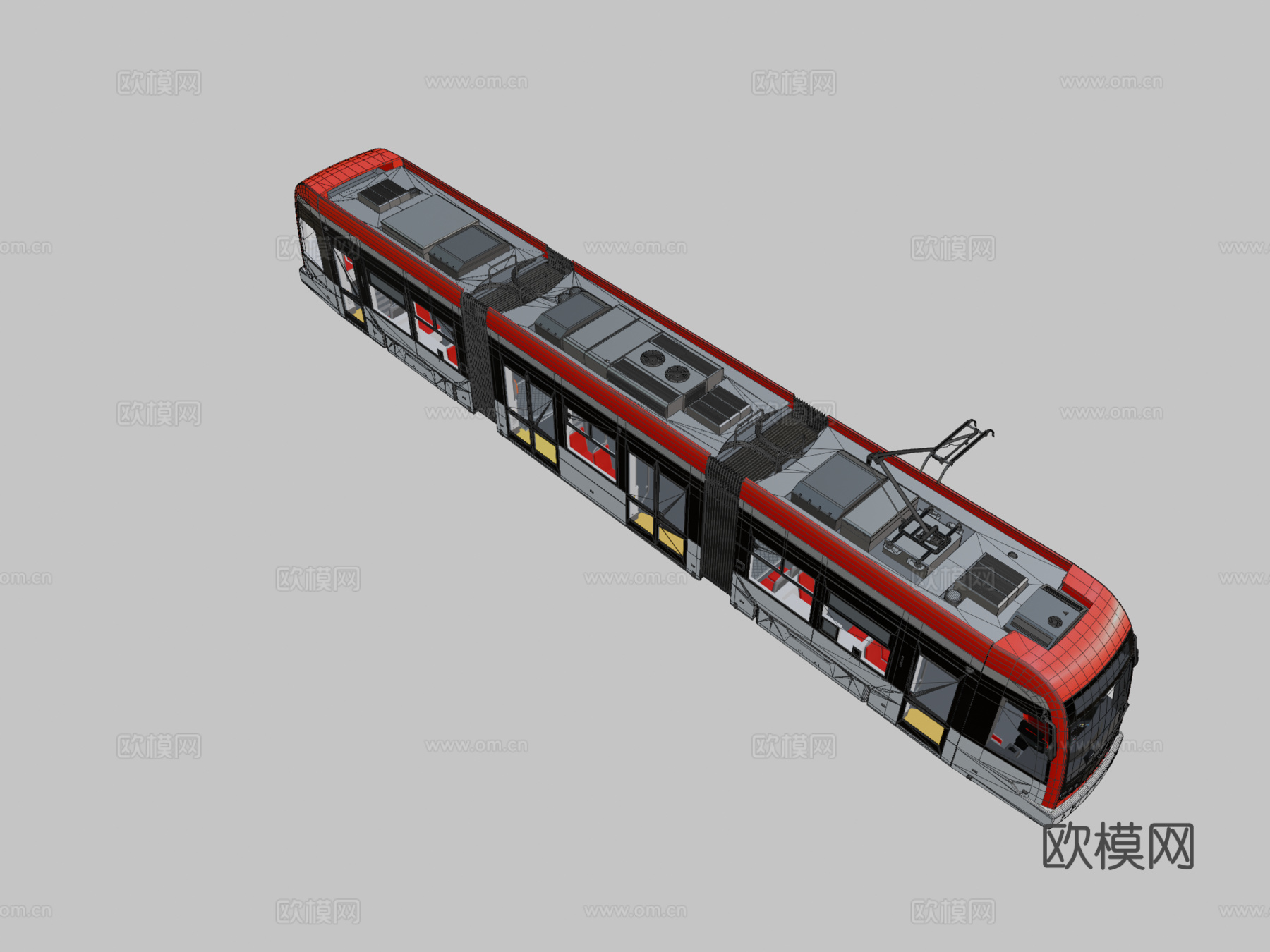 现代电车3d模型