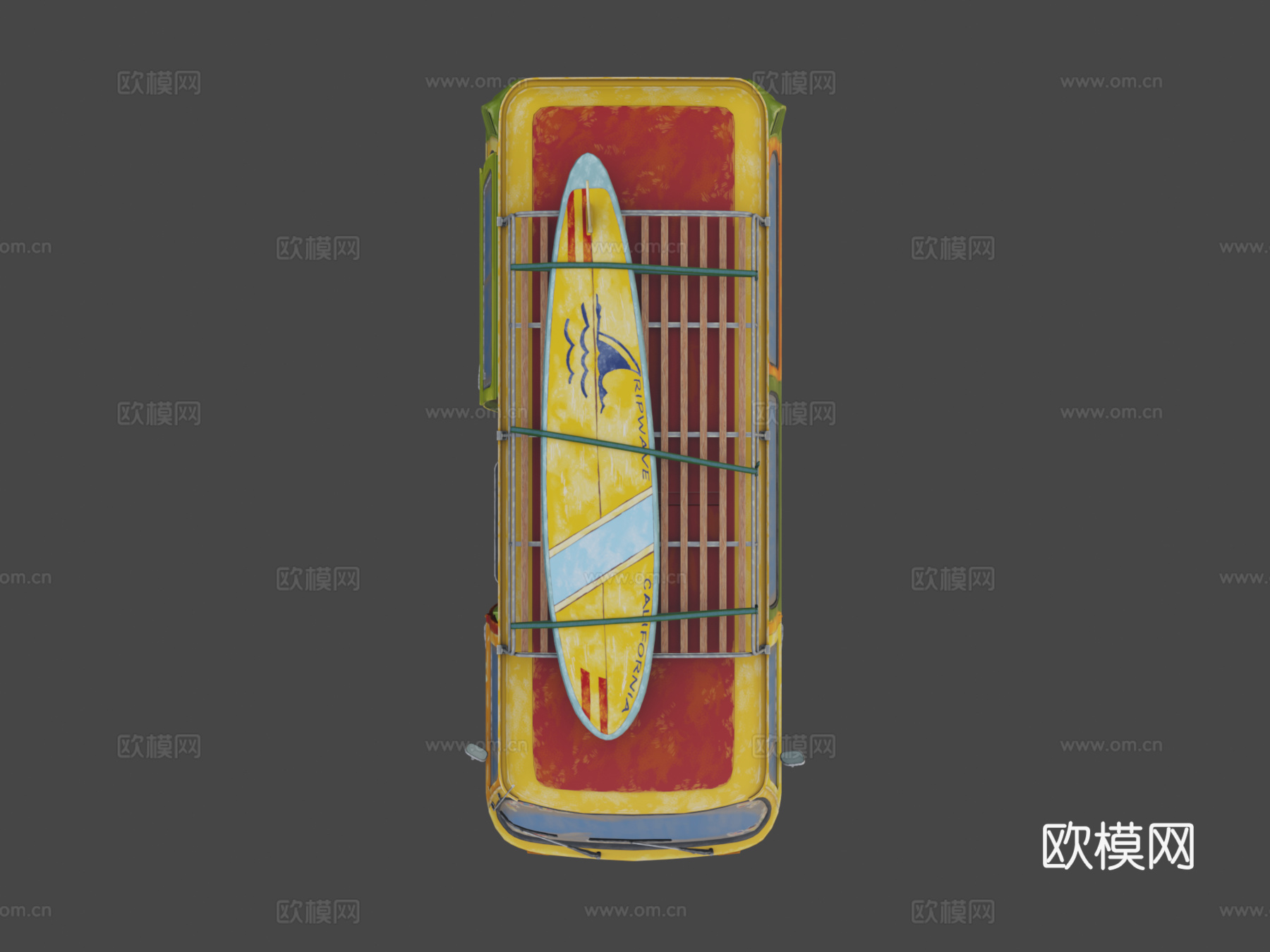 大众Transporter 汽车 面包车3d模型