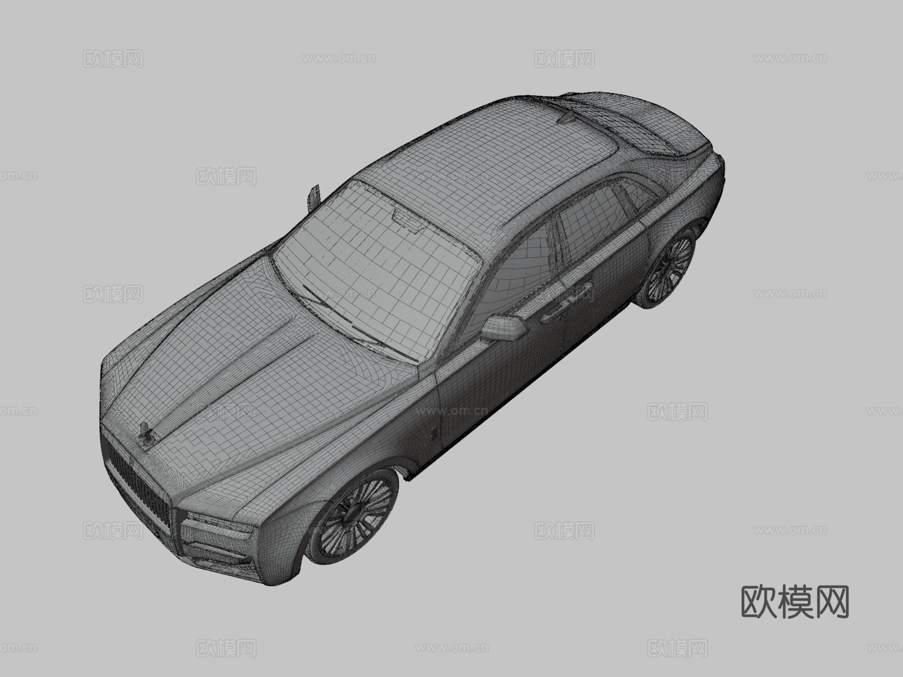 劳斯莱斯 幽灵 汽车3d模型