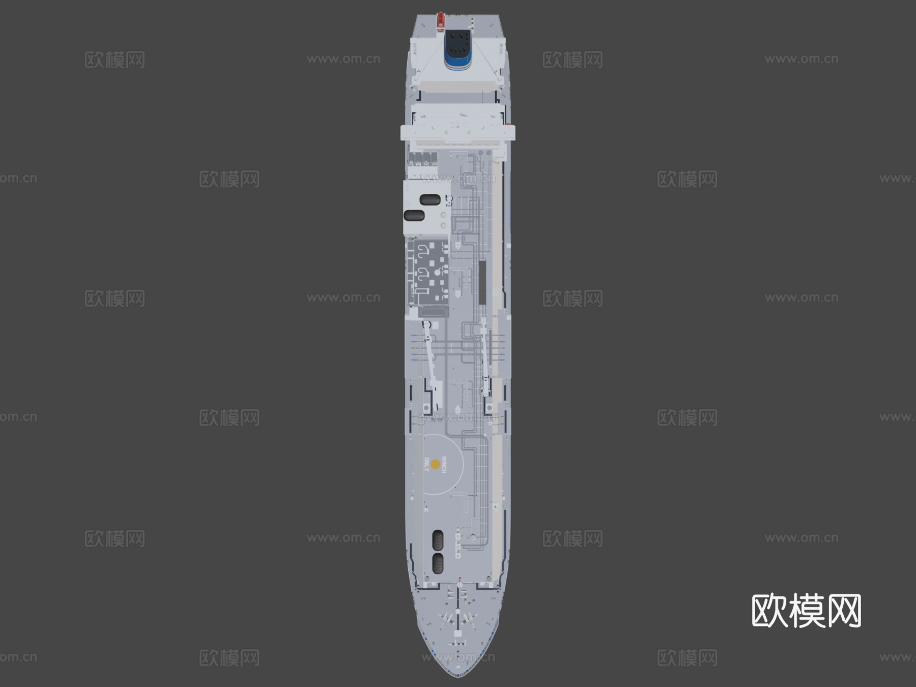 轮船 军舰 船舰3d模型