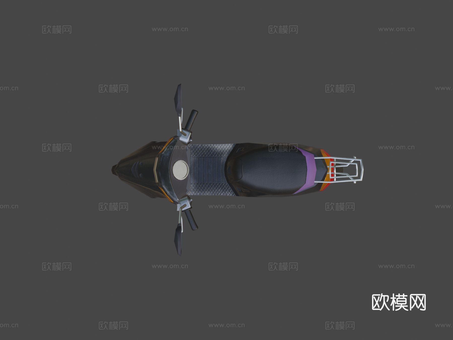 女式摩托车3d模型下载（渲染图5）