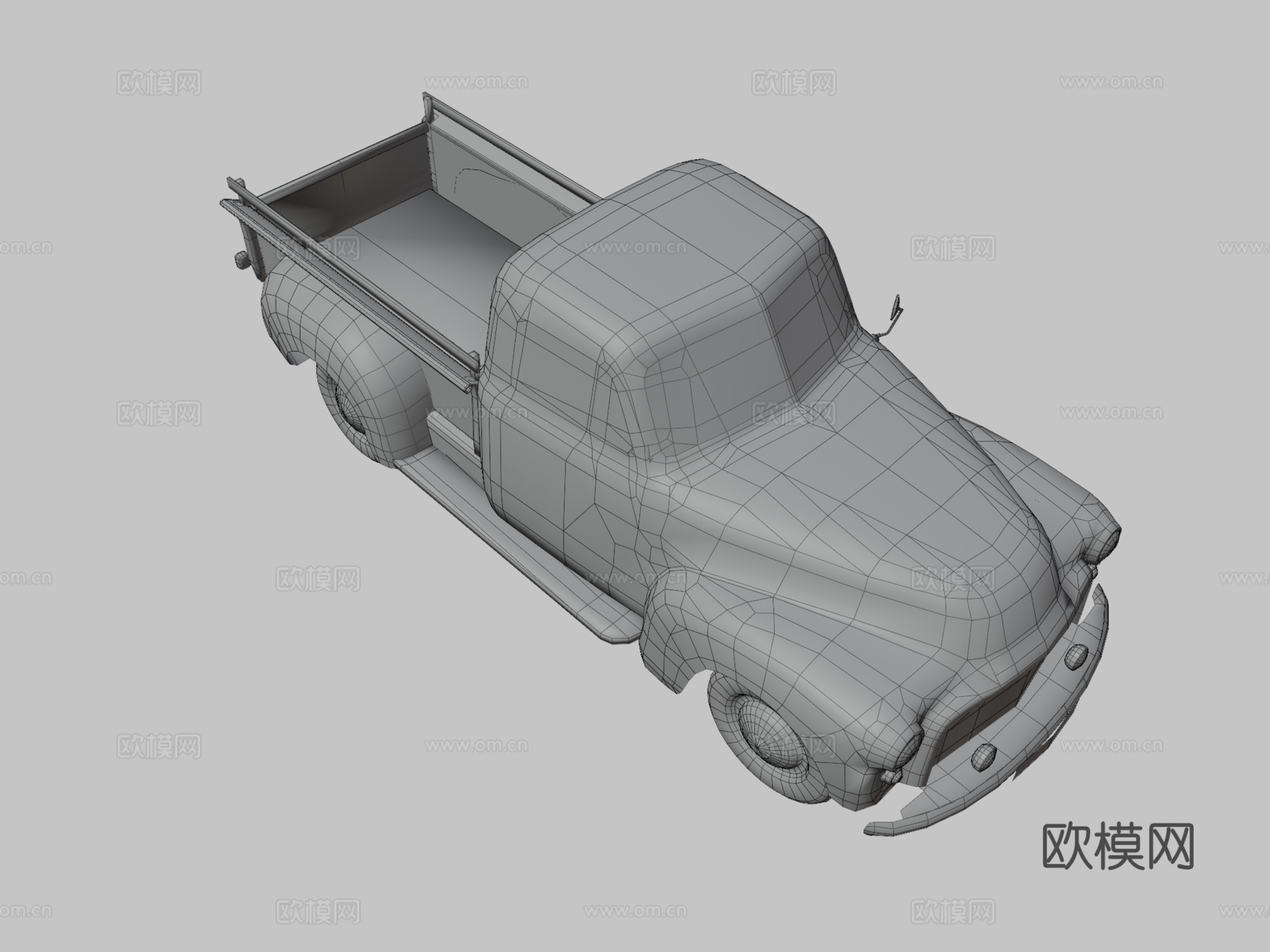 GMC 9300 汽车 皮卡3d模型