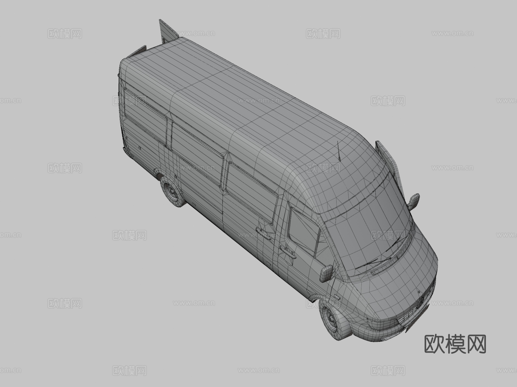 梅赛德斯奔驰 货车3d模型