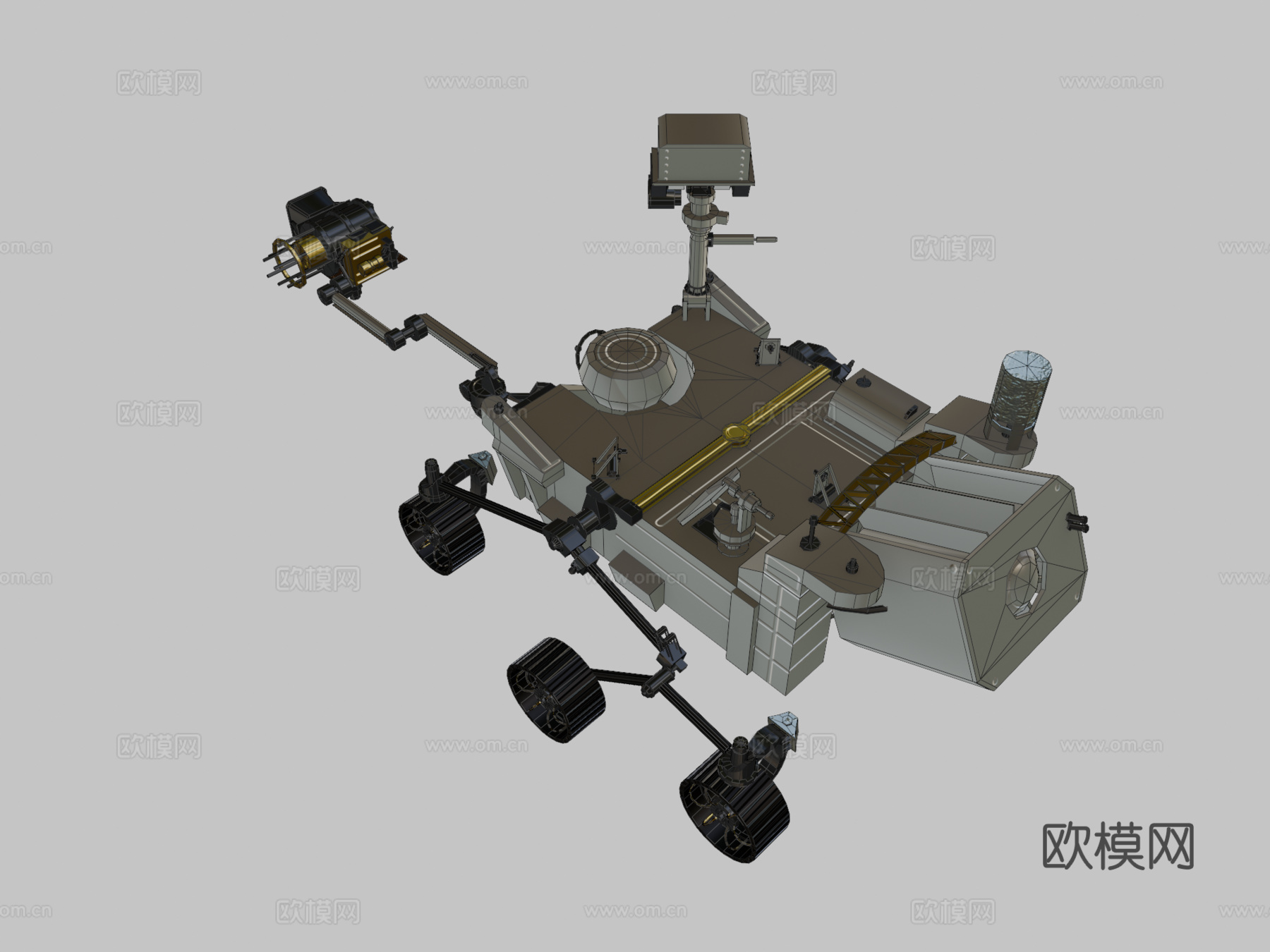 NASA漫游车 未来车 科幻车3d模型