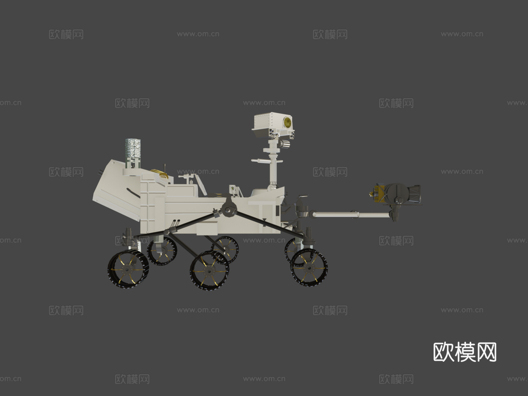 NASA漫游车 未来车 科幻车3d模型