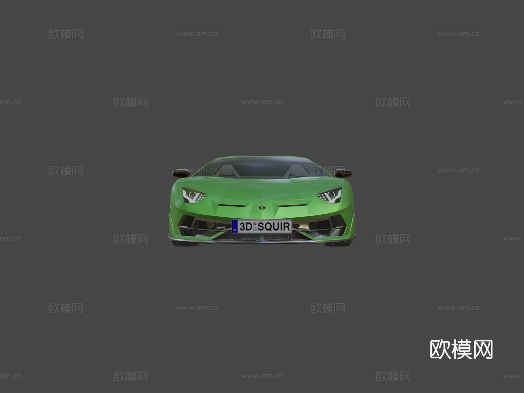 兰博基尼Aventador SVJ 2019 跑车3d模型