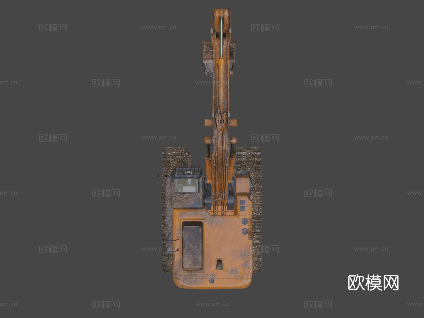 挖掘机 铲土机 工程车3d模型