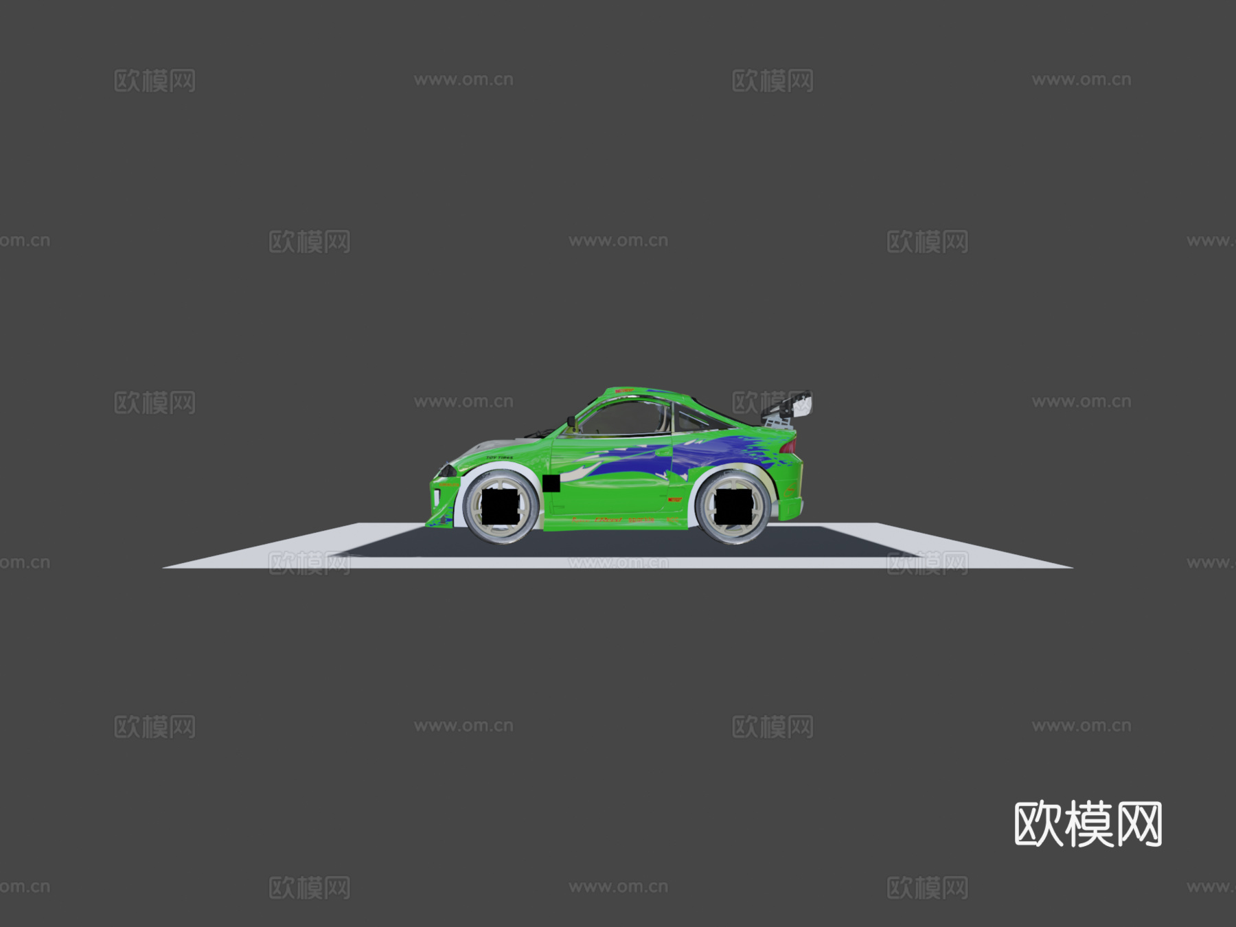汽车 街头赛车3d模型下载（渲染图5）