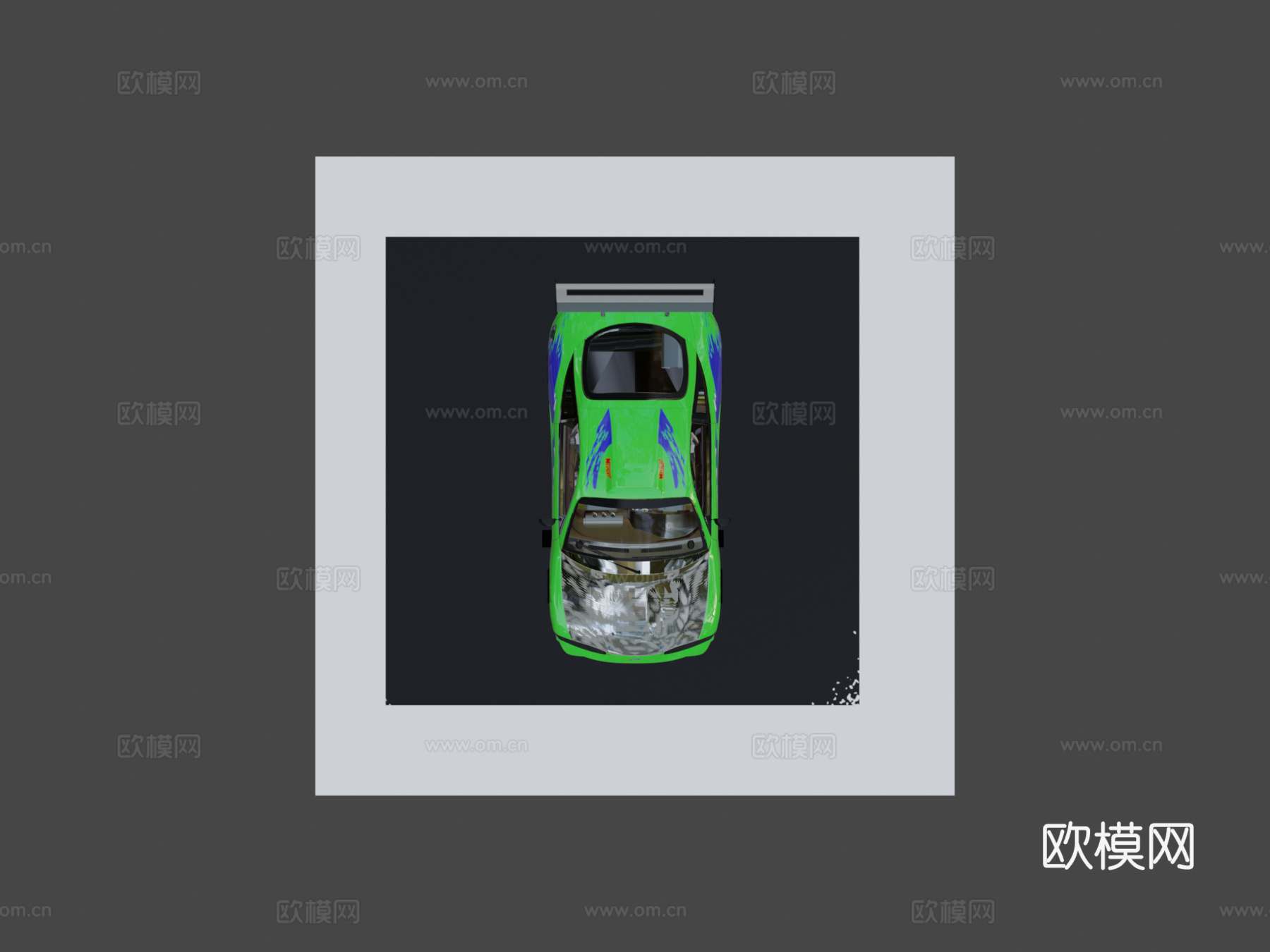 汽车 街头赛车3d模型下载（渲染图8）