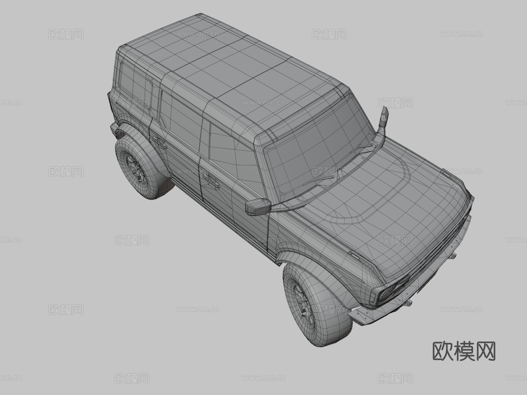 野马2021汽车su模型