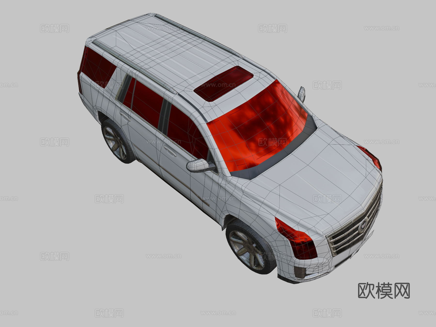 凯迪拉克 凯雷德汽车 轿车3d模型