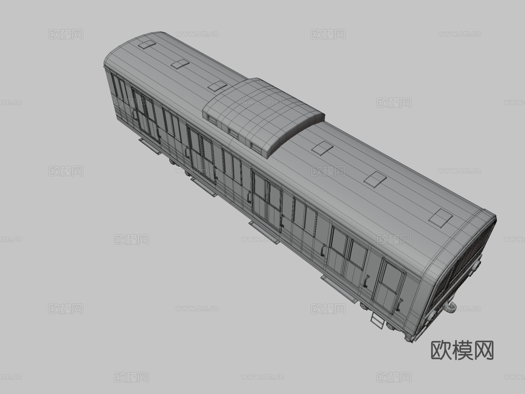 火车通勤线 女性专用火车3d模型