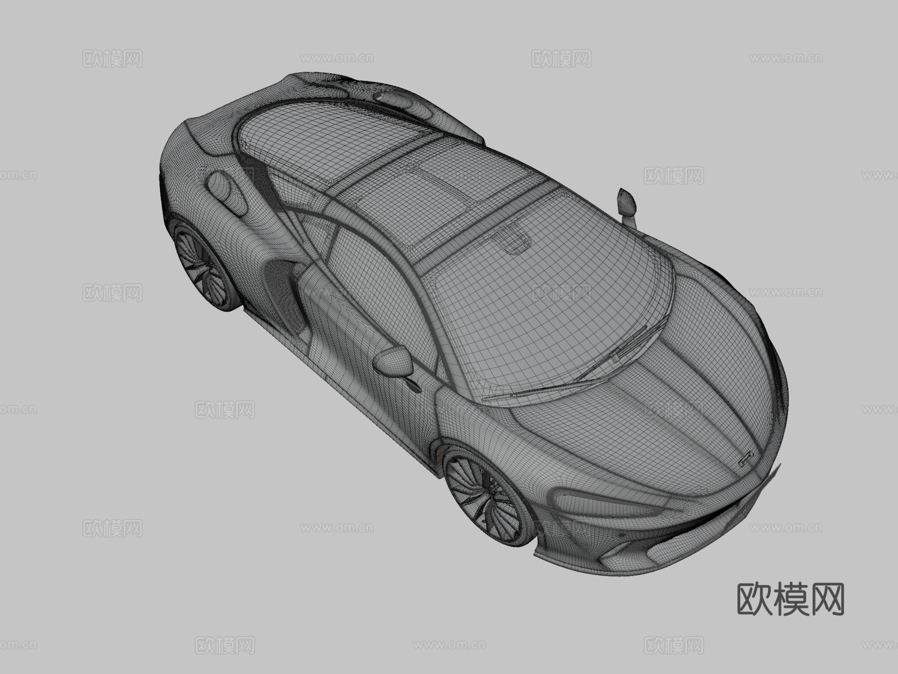 迈凯轮GT 2020 汽车 跑车3d模型