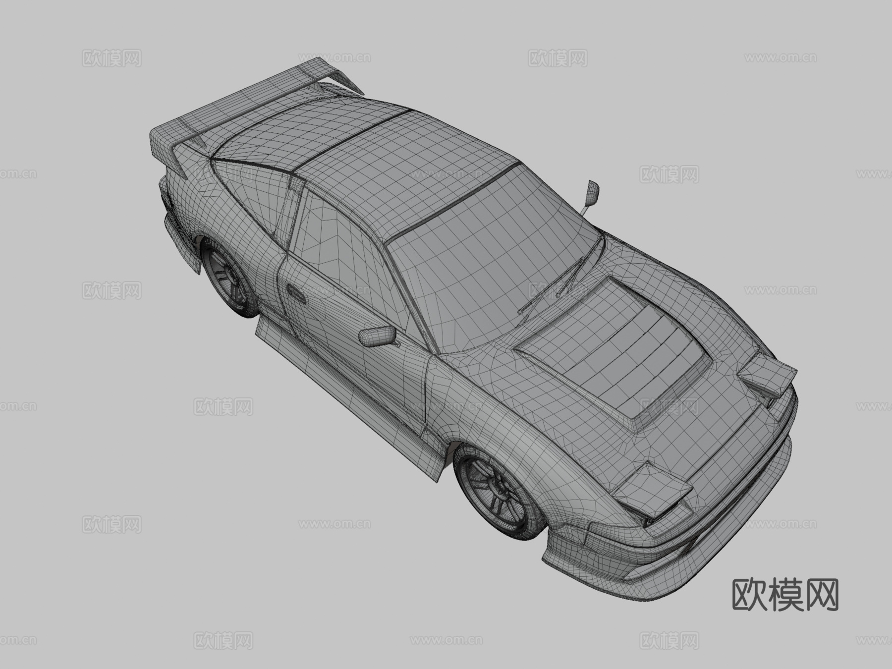 日产180SX 改装汽车 跑车3d模型