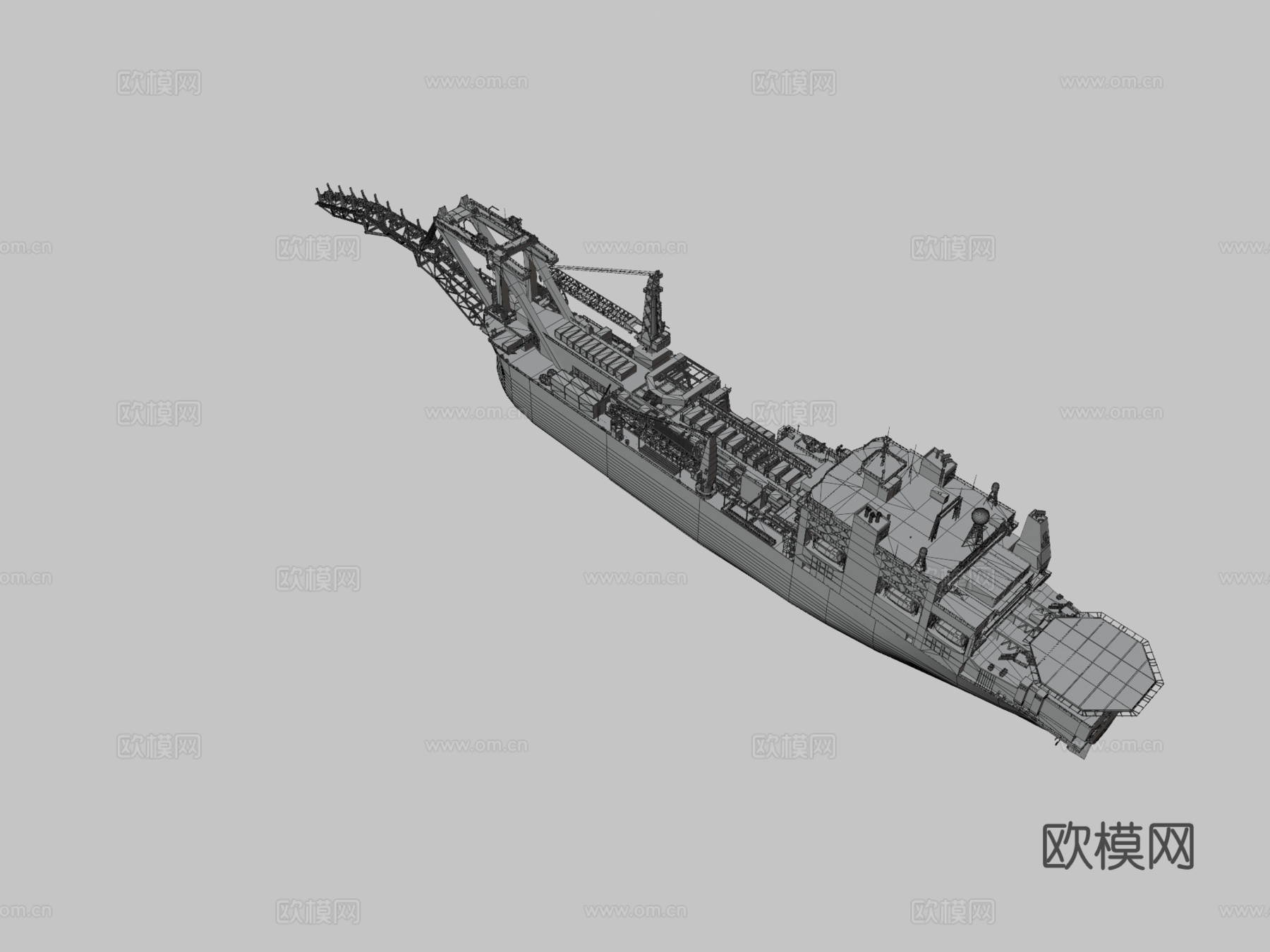 船舰 军舰 战列舰3d模型