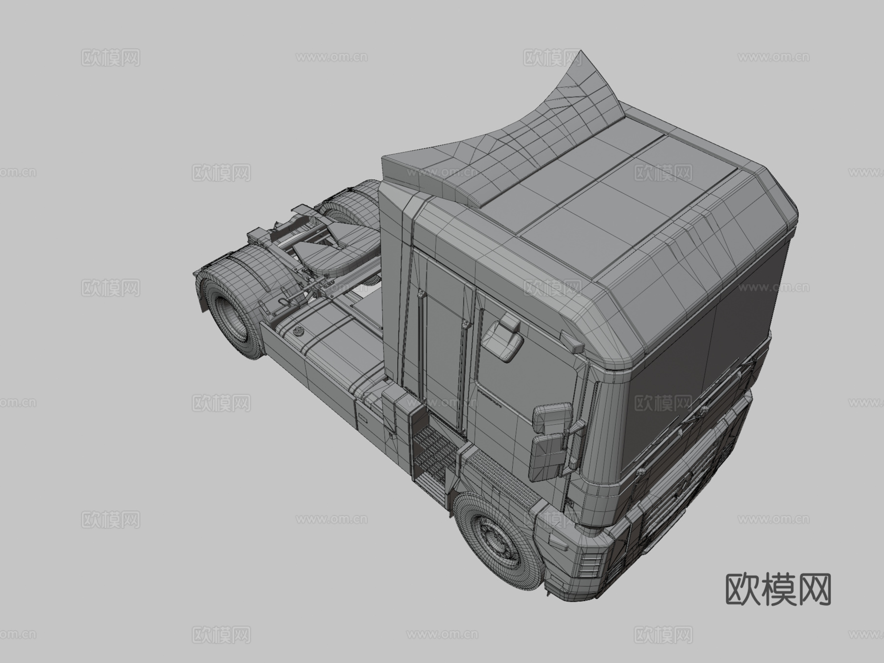 雷诺马格农卡车3d模型