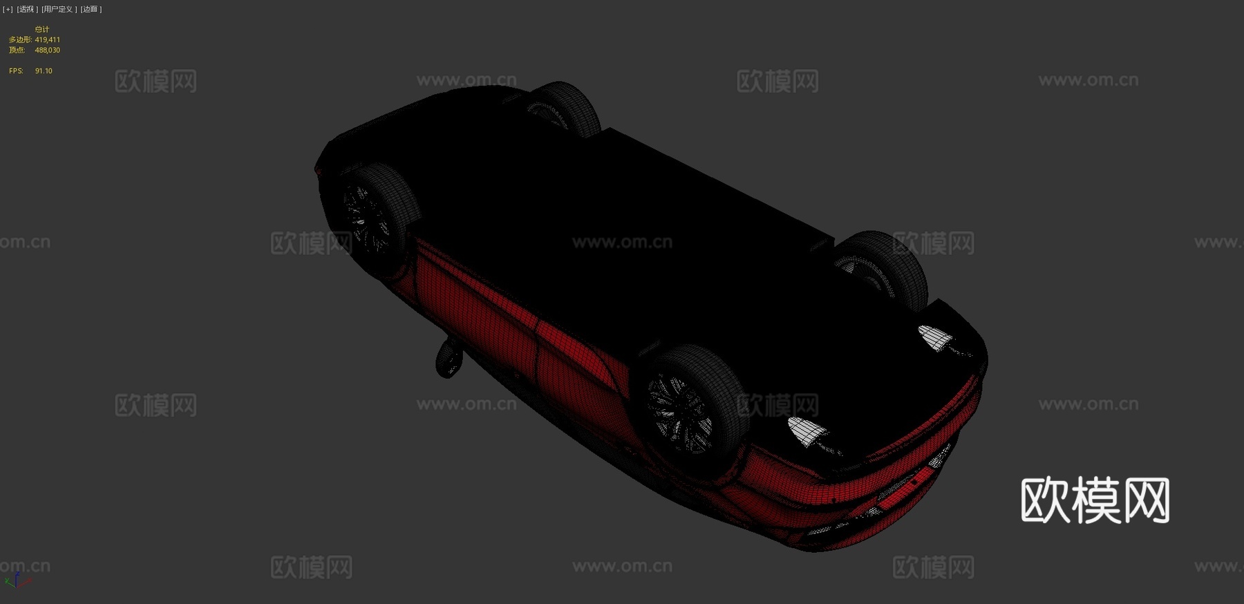 本田思域轿车2022 汽车3d模型