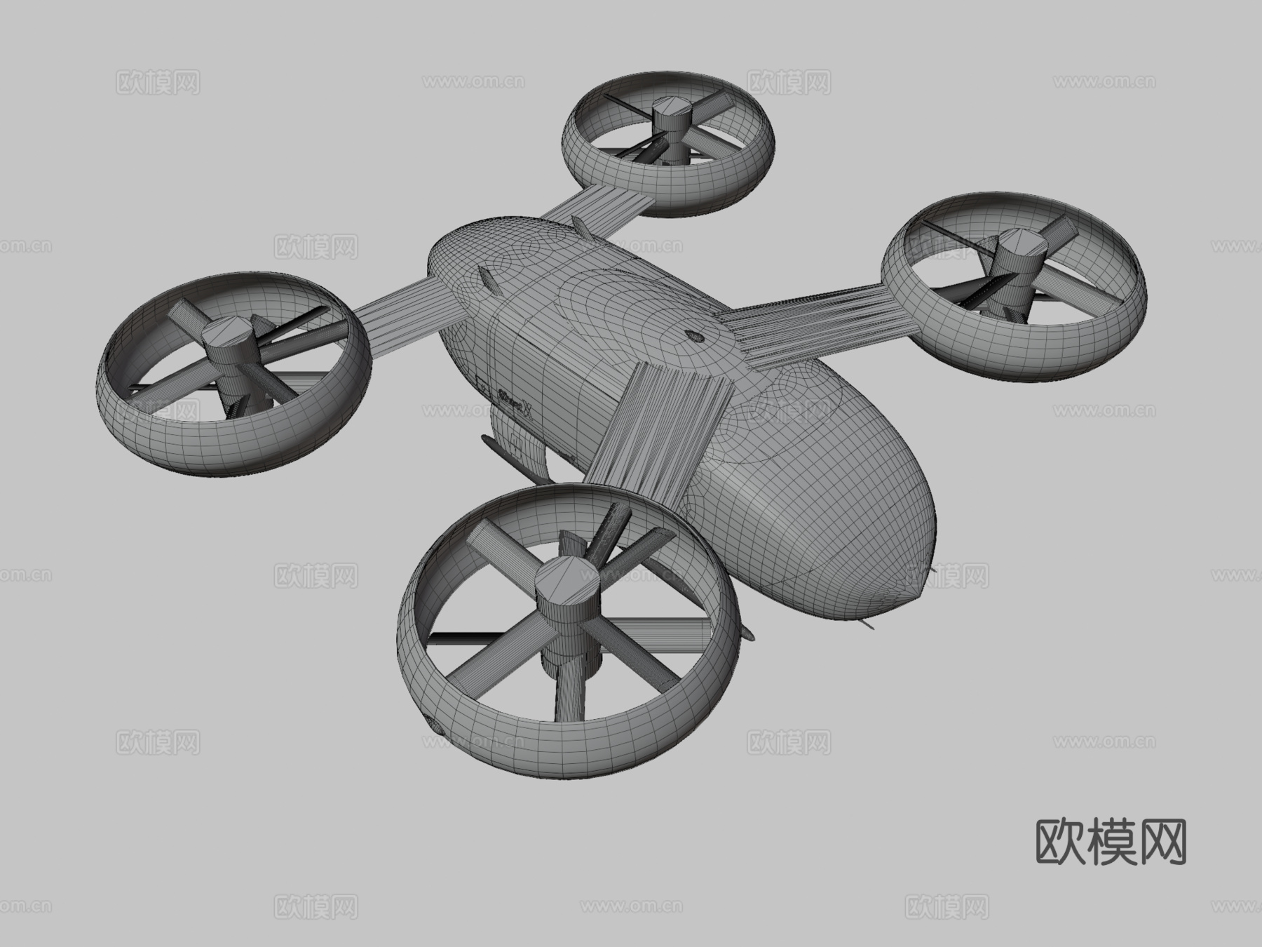 幽灵飞机 未来飞机3d模型