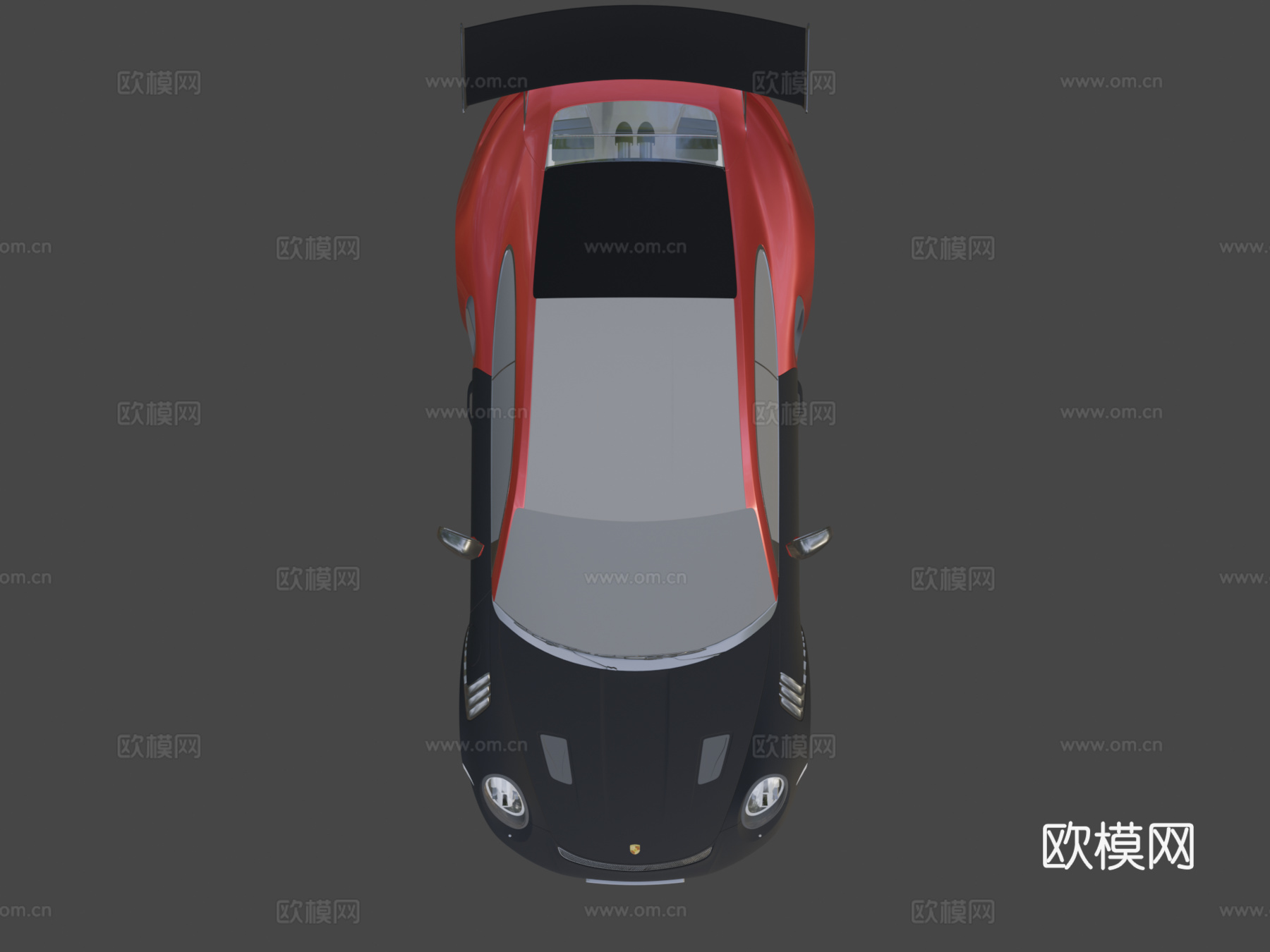 保时捷911 GT3 RS 2019 汽车 跑车3d模型