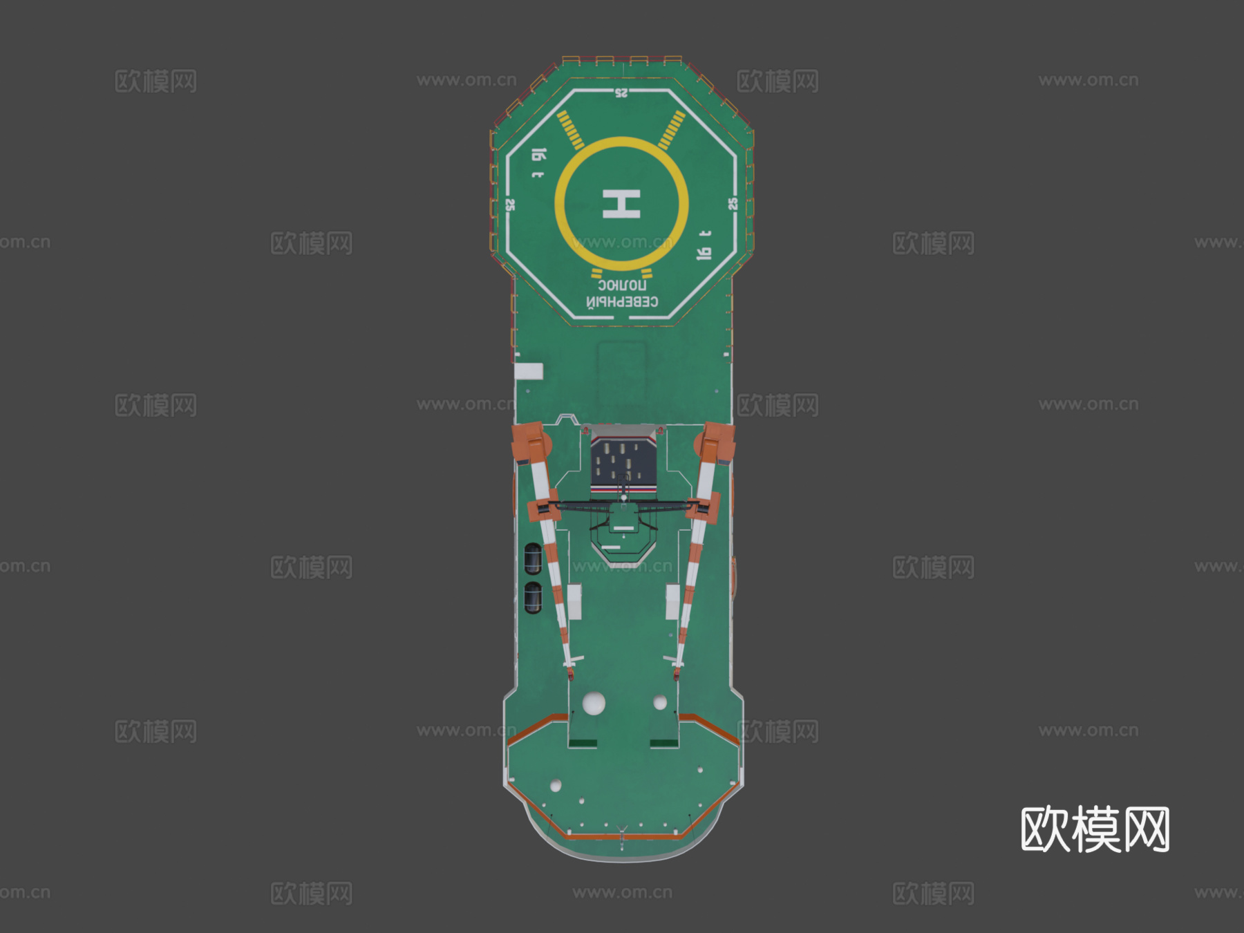 大轮船3d模型