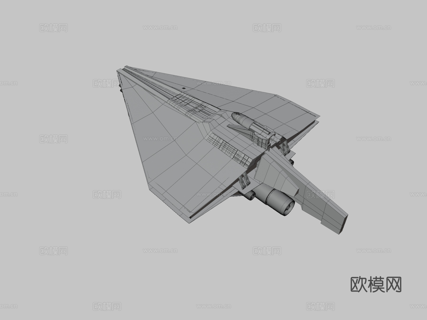 星球大战 攻击舰3d模型