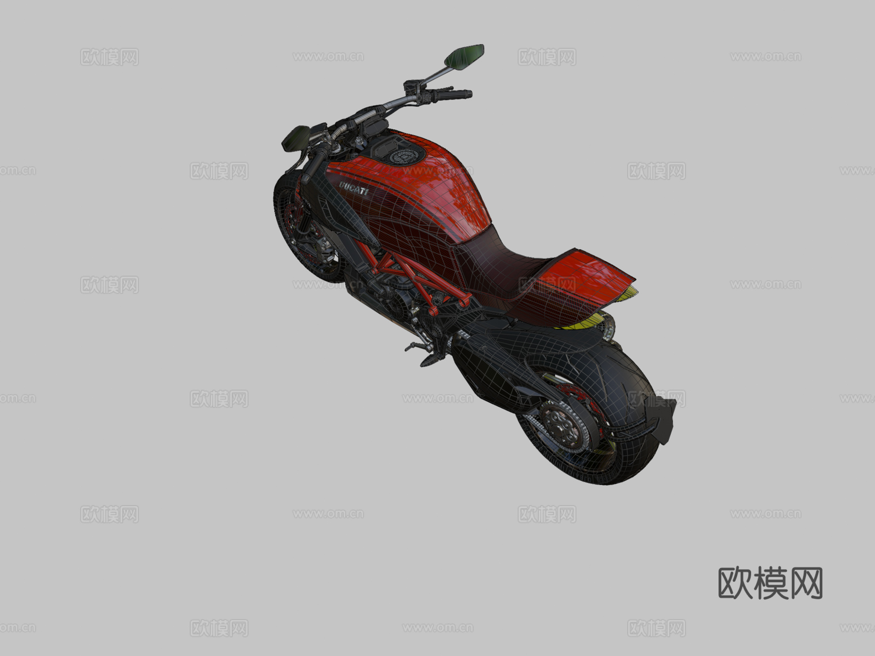 杜卡迪Diavel 摩托车 机车3d模型