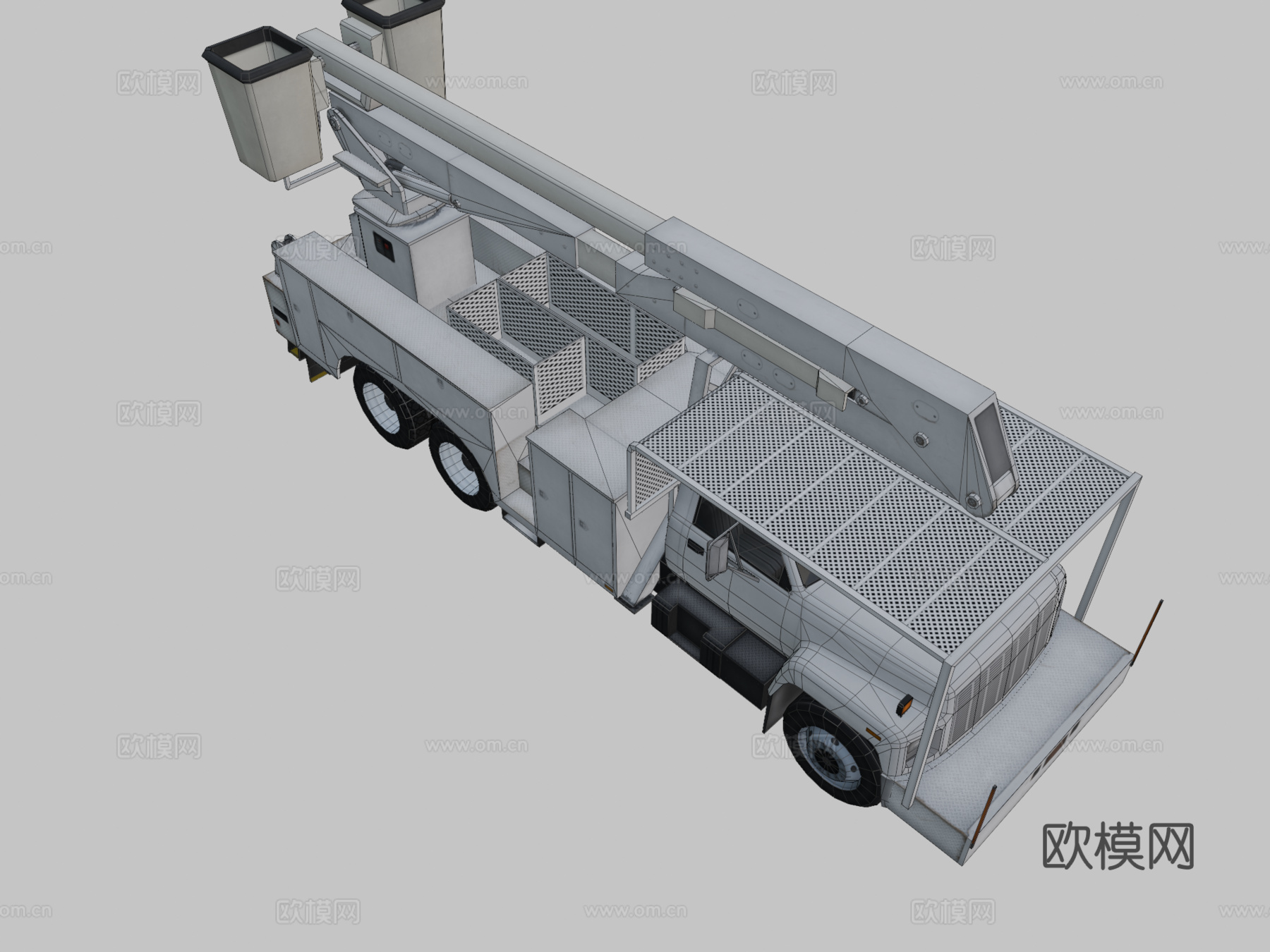 公用车 铲车 运输车3d模型