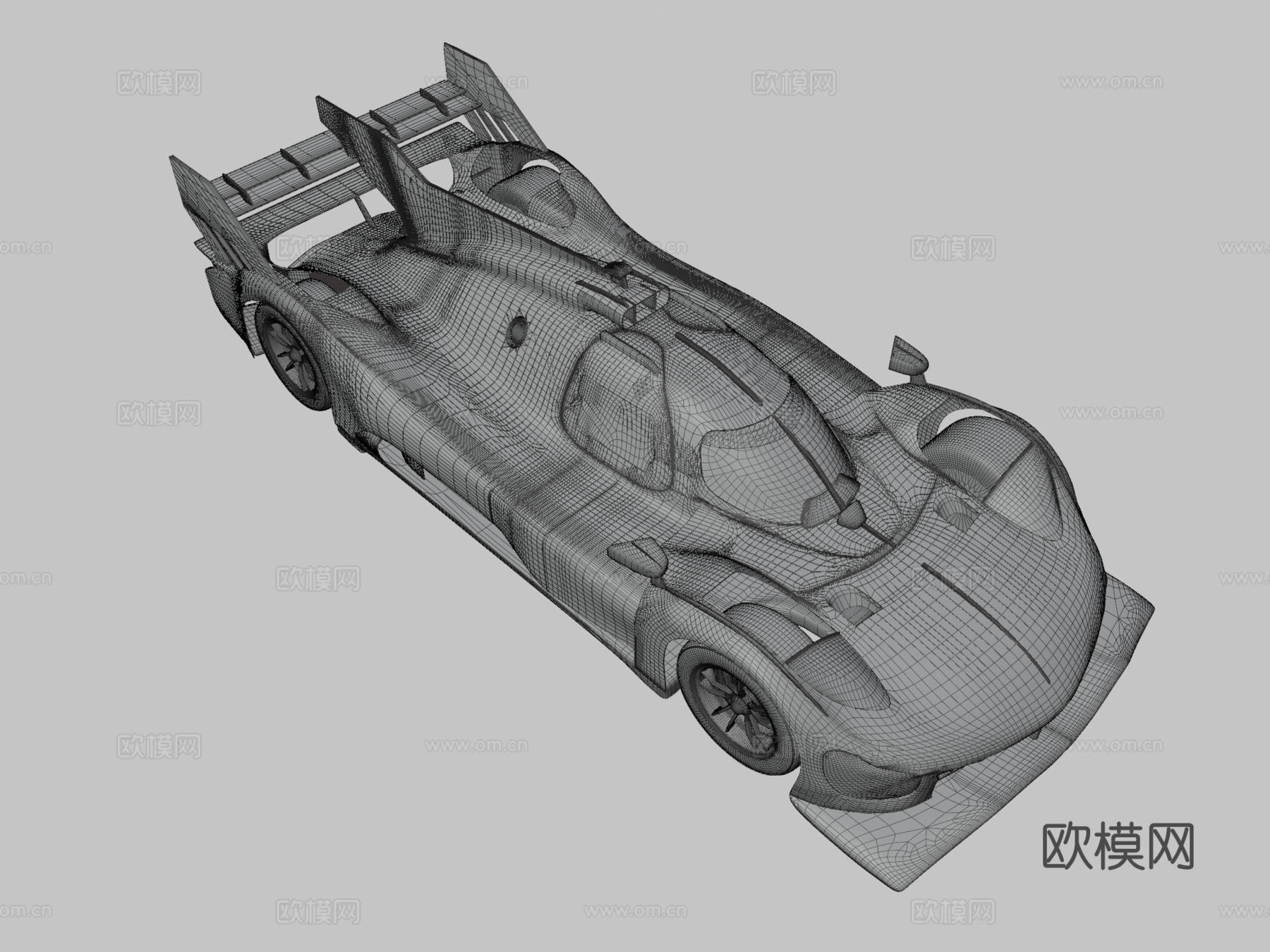 法拉利499P 汽车 跑车 超跑3d模型