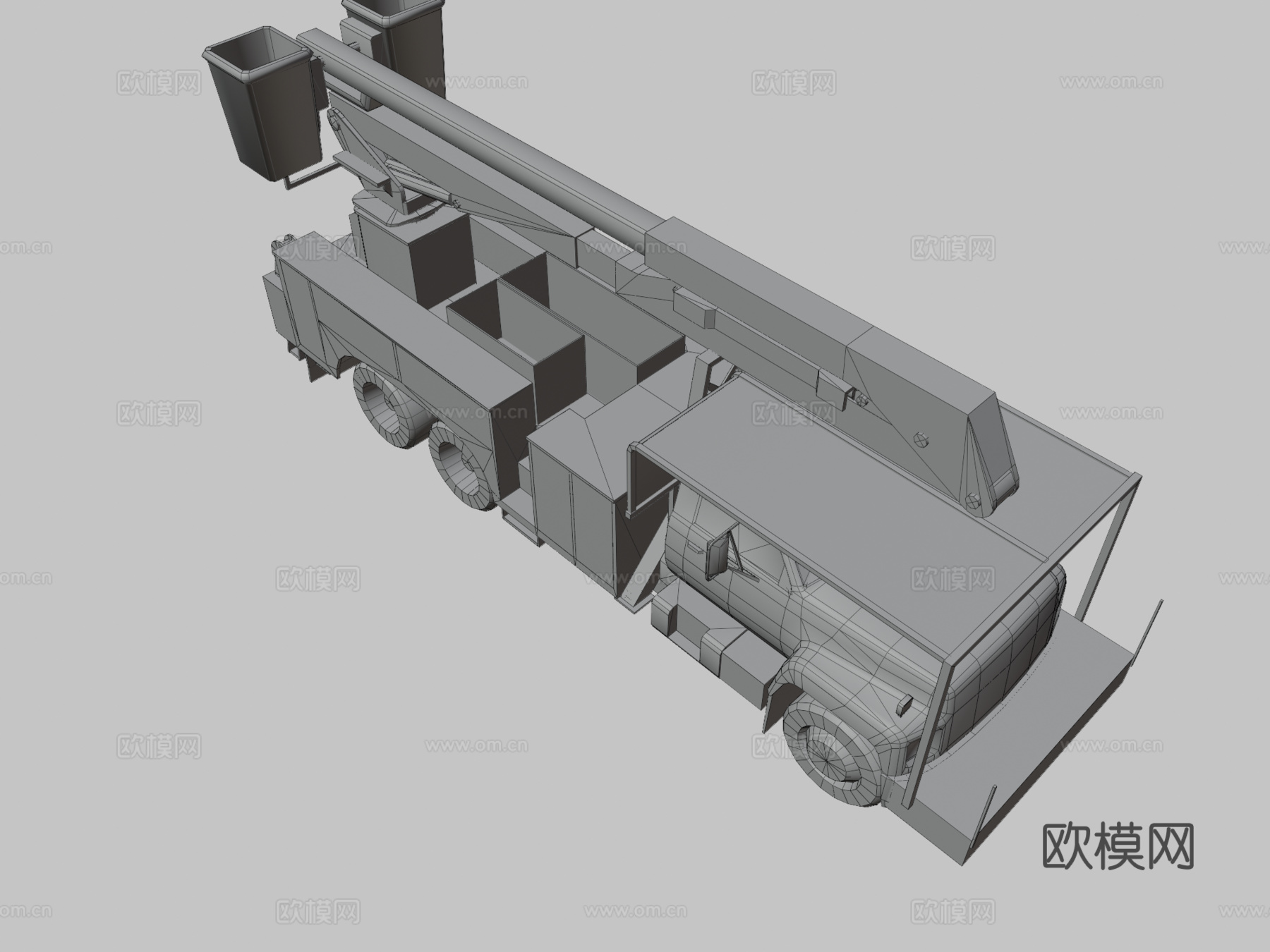 公用车 铲车 运输车3d模型