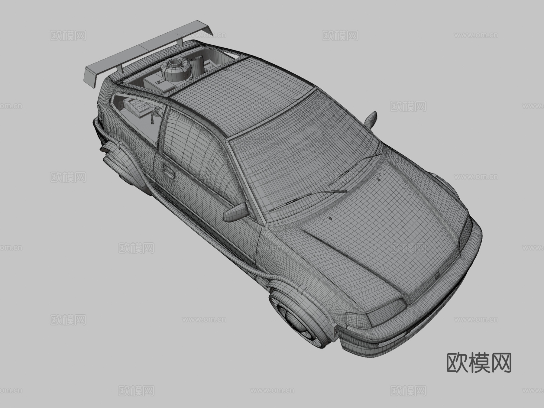 悬浮汽车 未来汽车3d模型