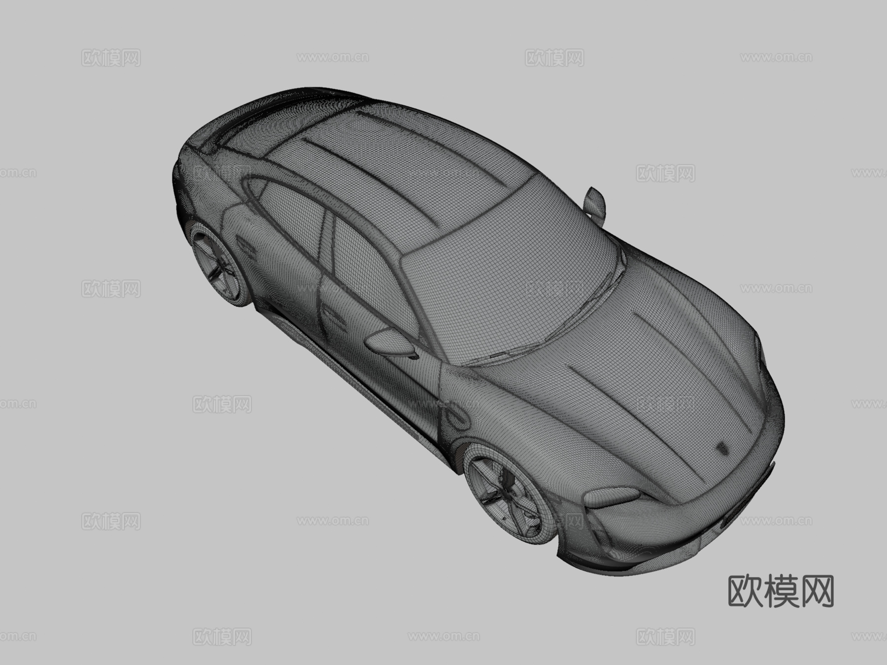 保时捷Taycan 2020 汽车 跑车3d模型