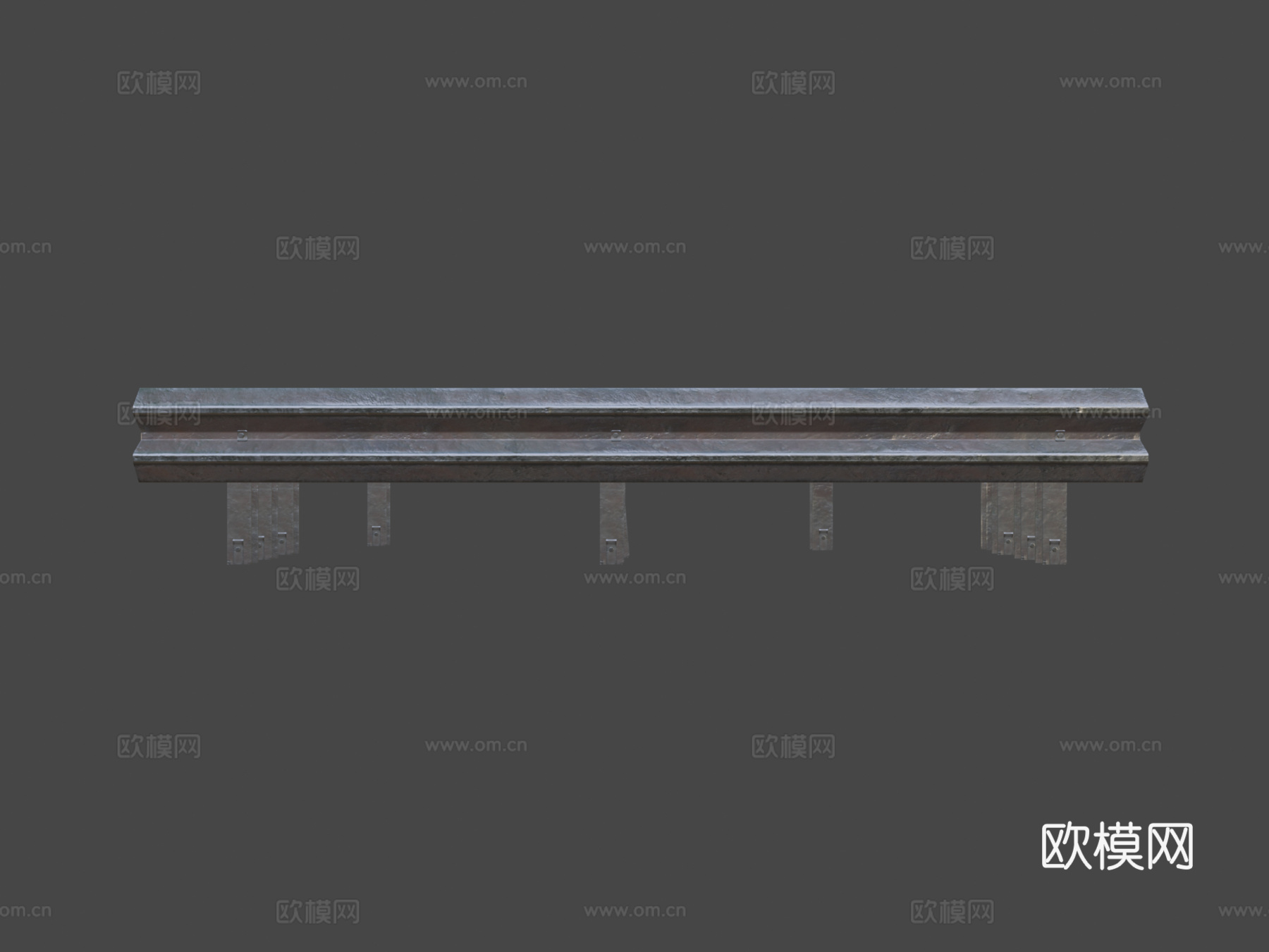 道路围栏3d模型