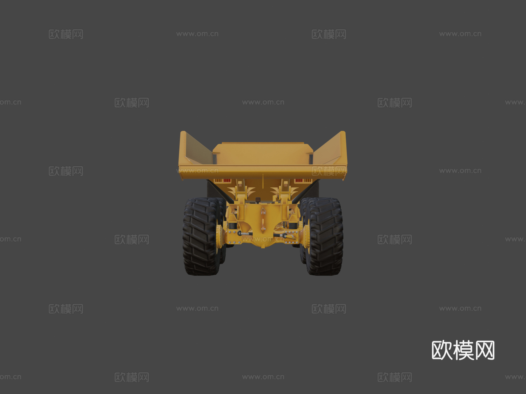 沃尔沃A40G 工程车 运输车3d模型下载（渲染图5）