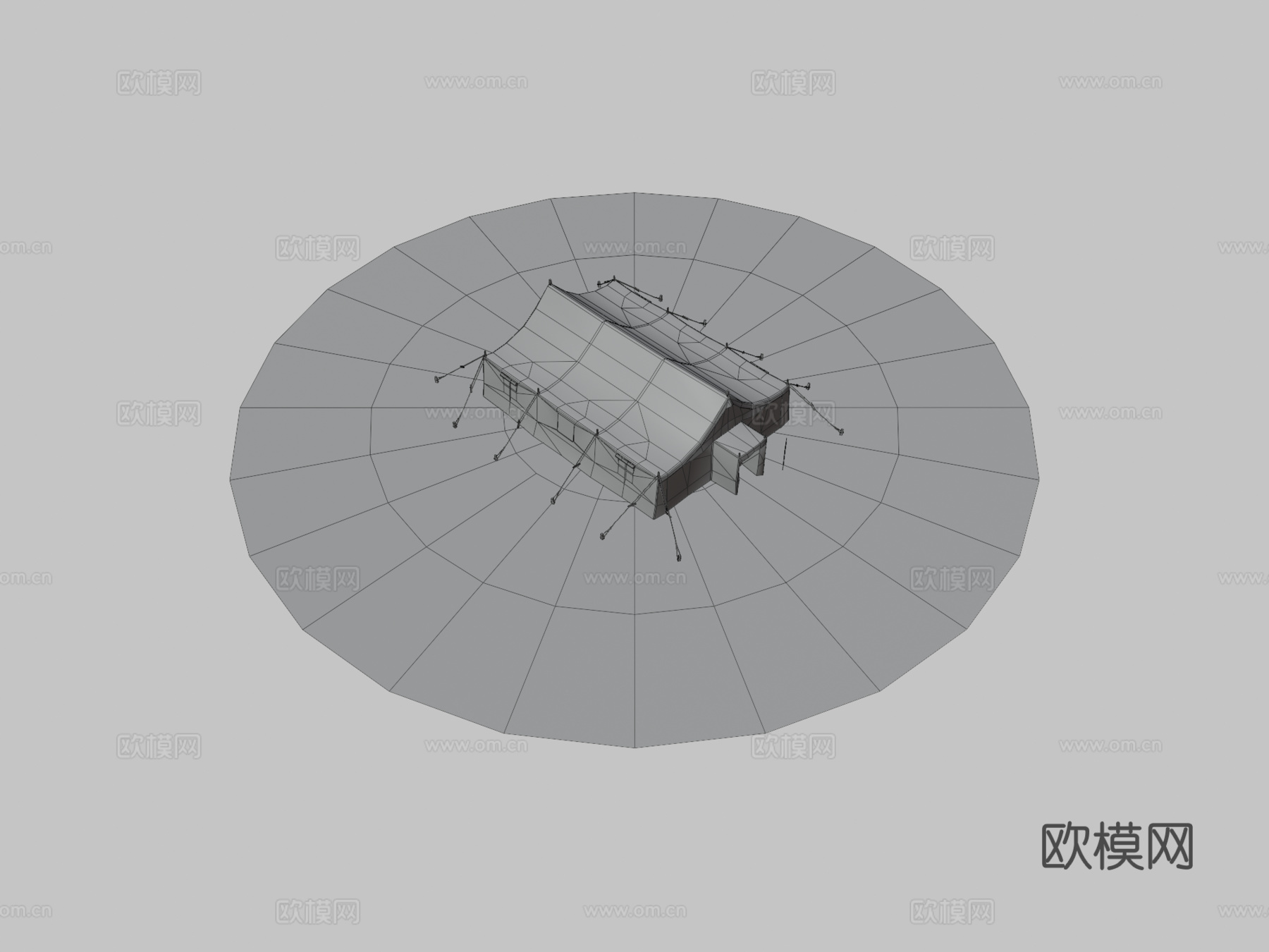 医疗帐篷 户外帐篷3d模型