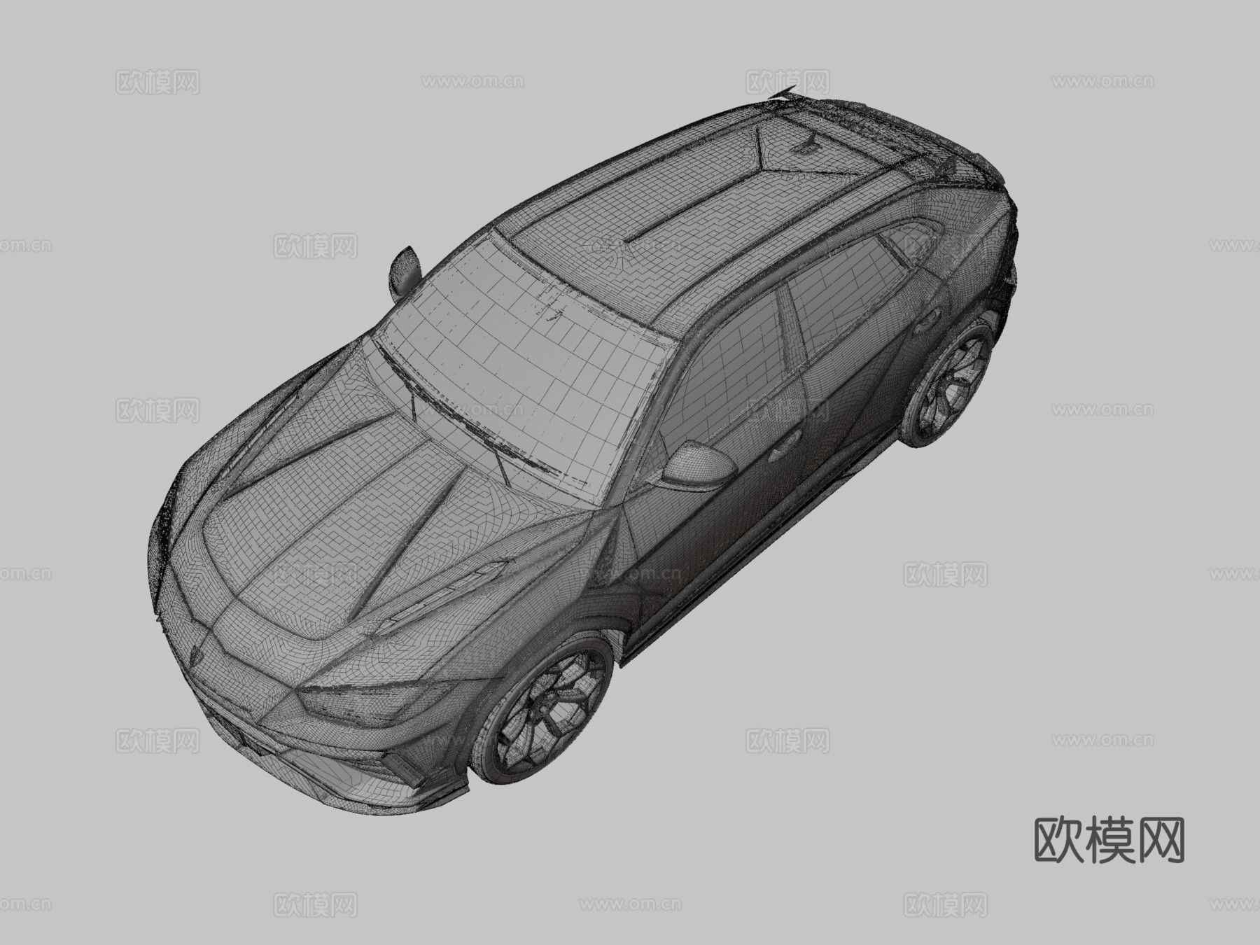 兰博基尼 汽车3d模型