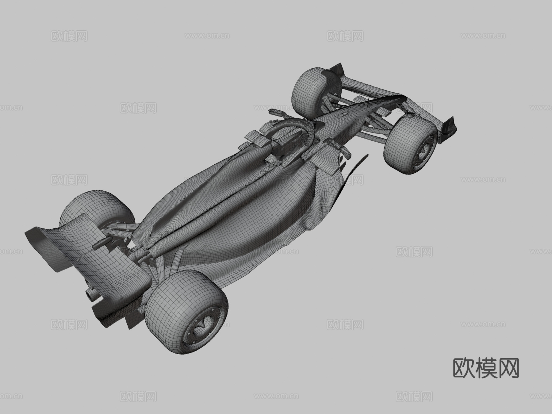 梅赛德斯W14 汽车 赛车3d模型