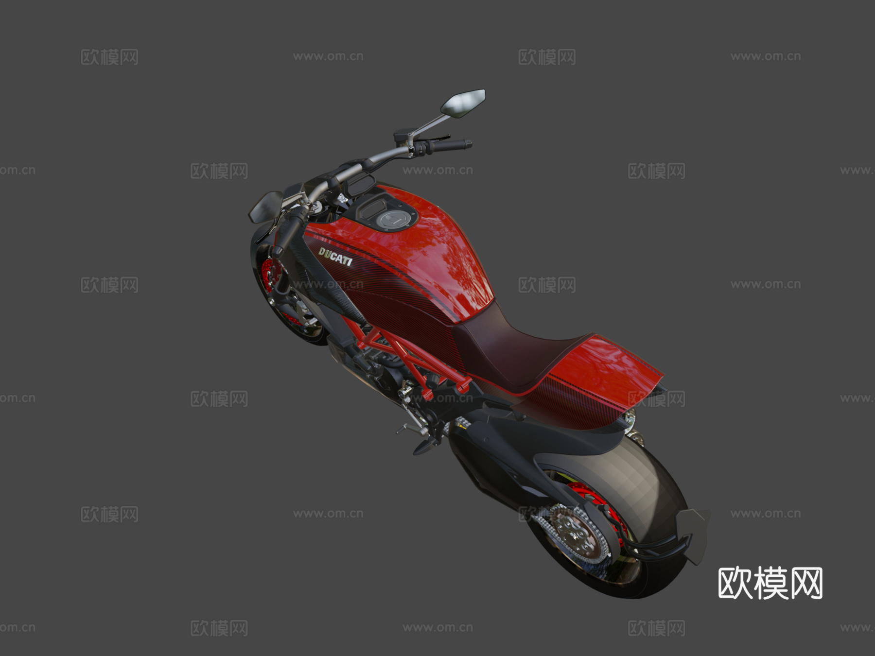 杜卡迪Diavel 摩托车 机车3d模型