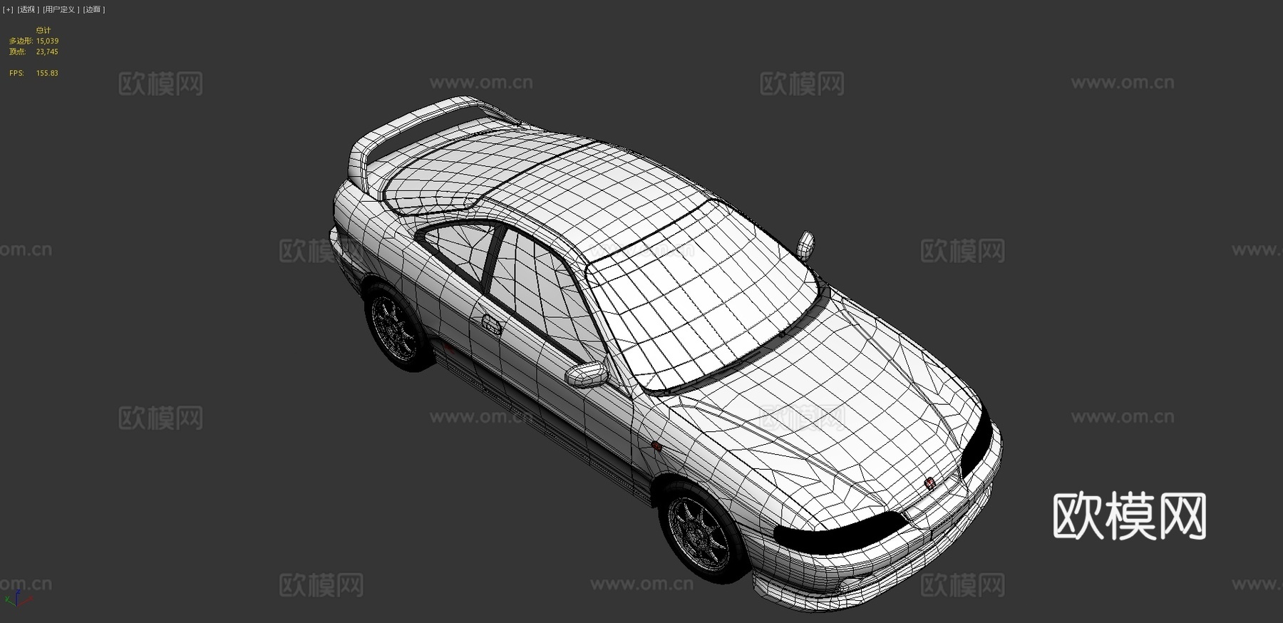 本田Integra Type R汽车su模型