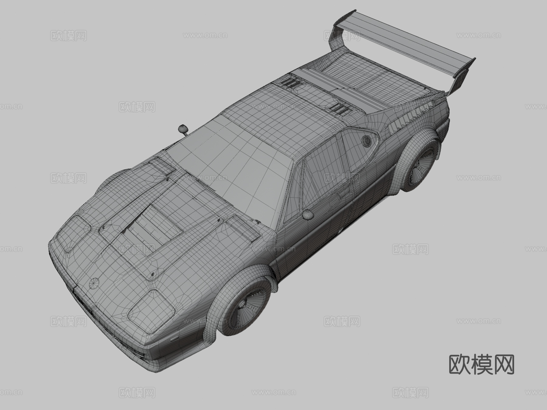 宝马M1赛车su模型