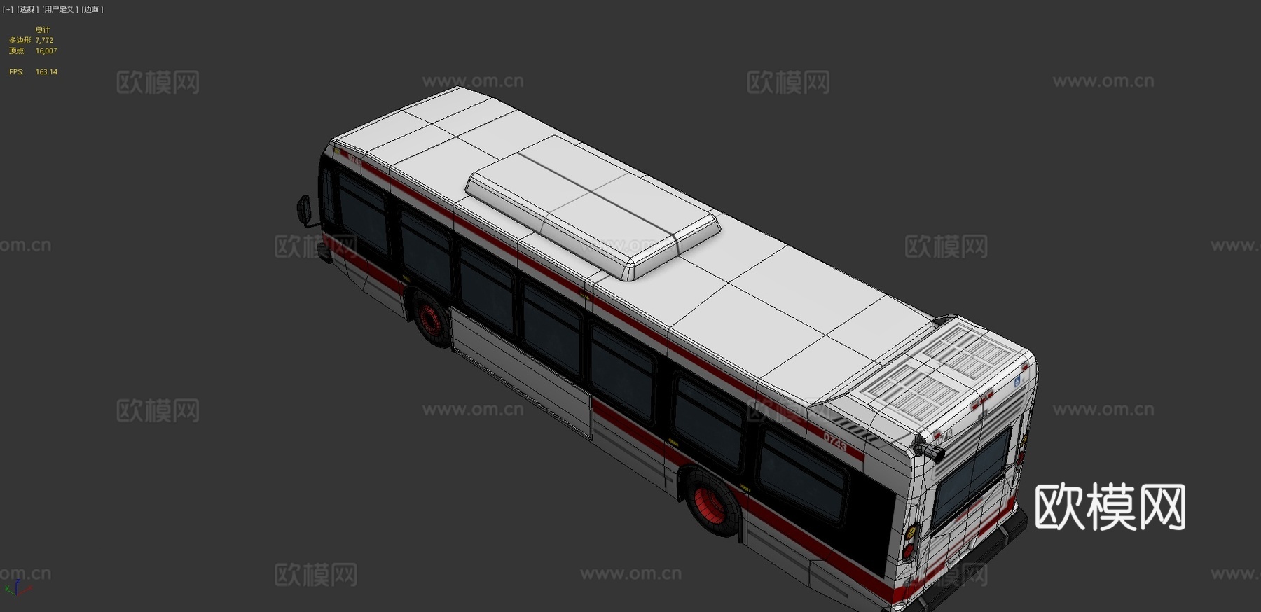 公交车su模型