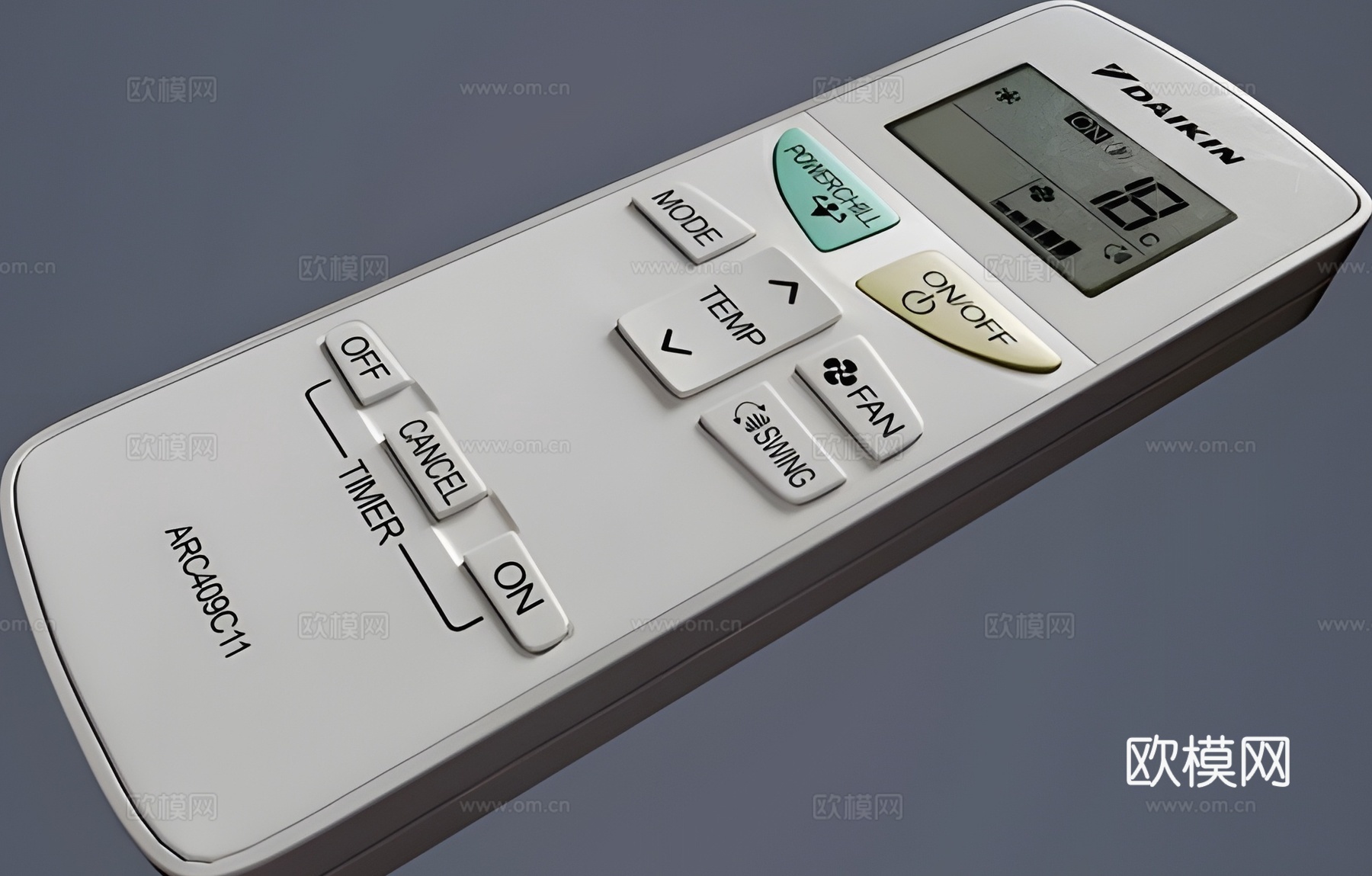 空调遥控器3d模型