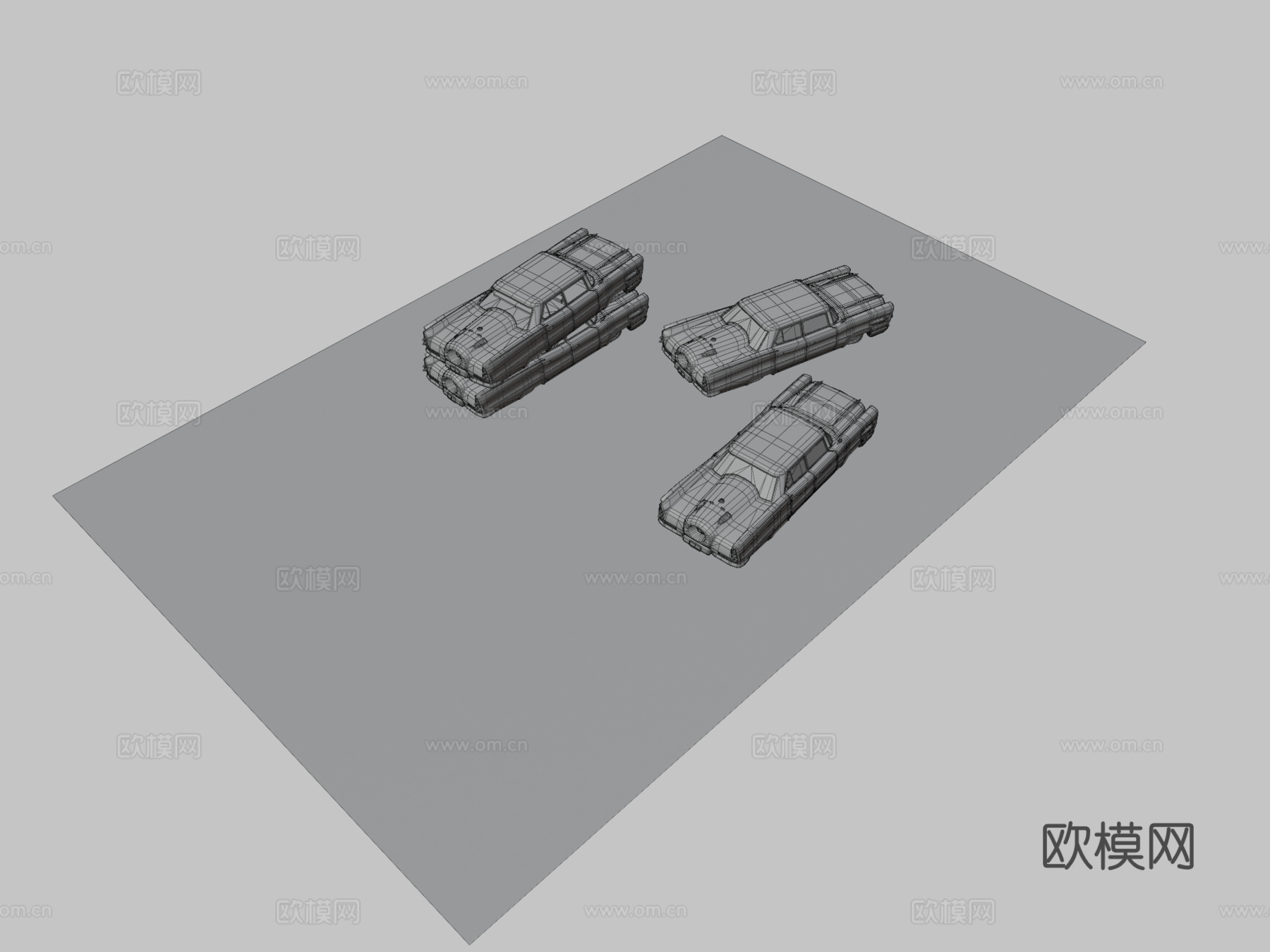 后末日轿车残骸su模型